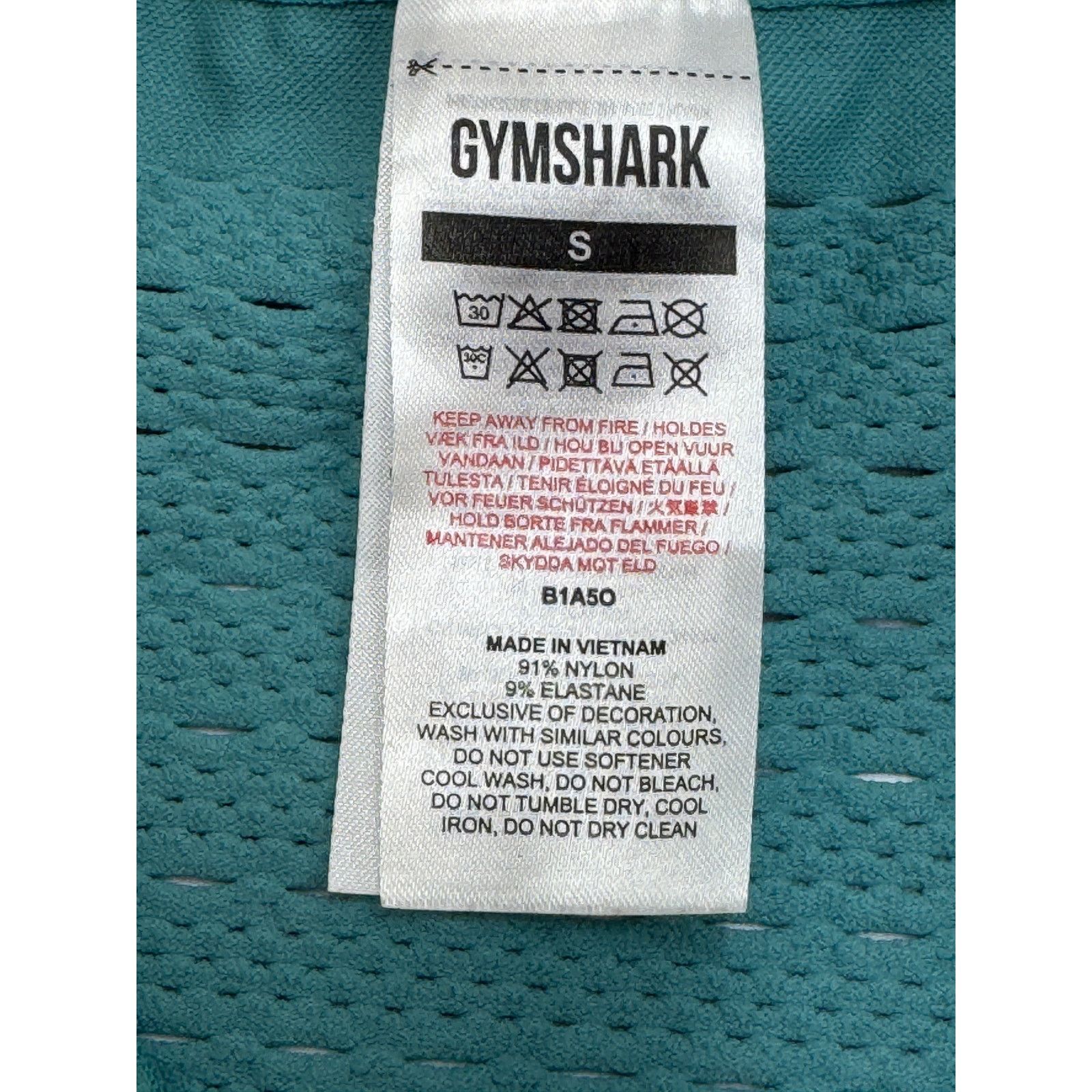 Gymshark Gymshark · Small · Adapt Ombré Seamless Sports Bra · Teal Size ONE SIZE - 3 Thumbnail