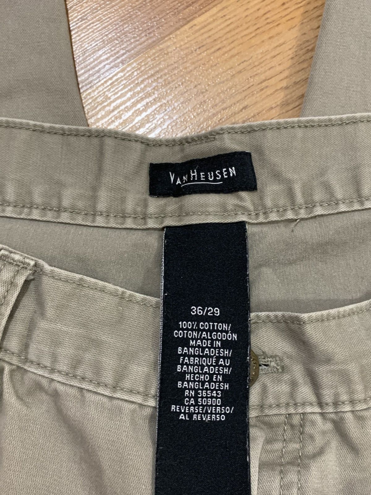 Van Heusen × Vintage 36x29 - Van Heusen 5-Pocket Flat Front Baggy Fit Faded Jean Size US 36 / EU 52 - 18 Thumbnail
