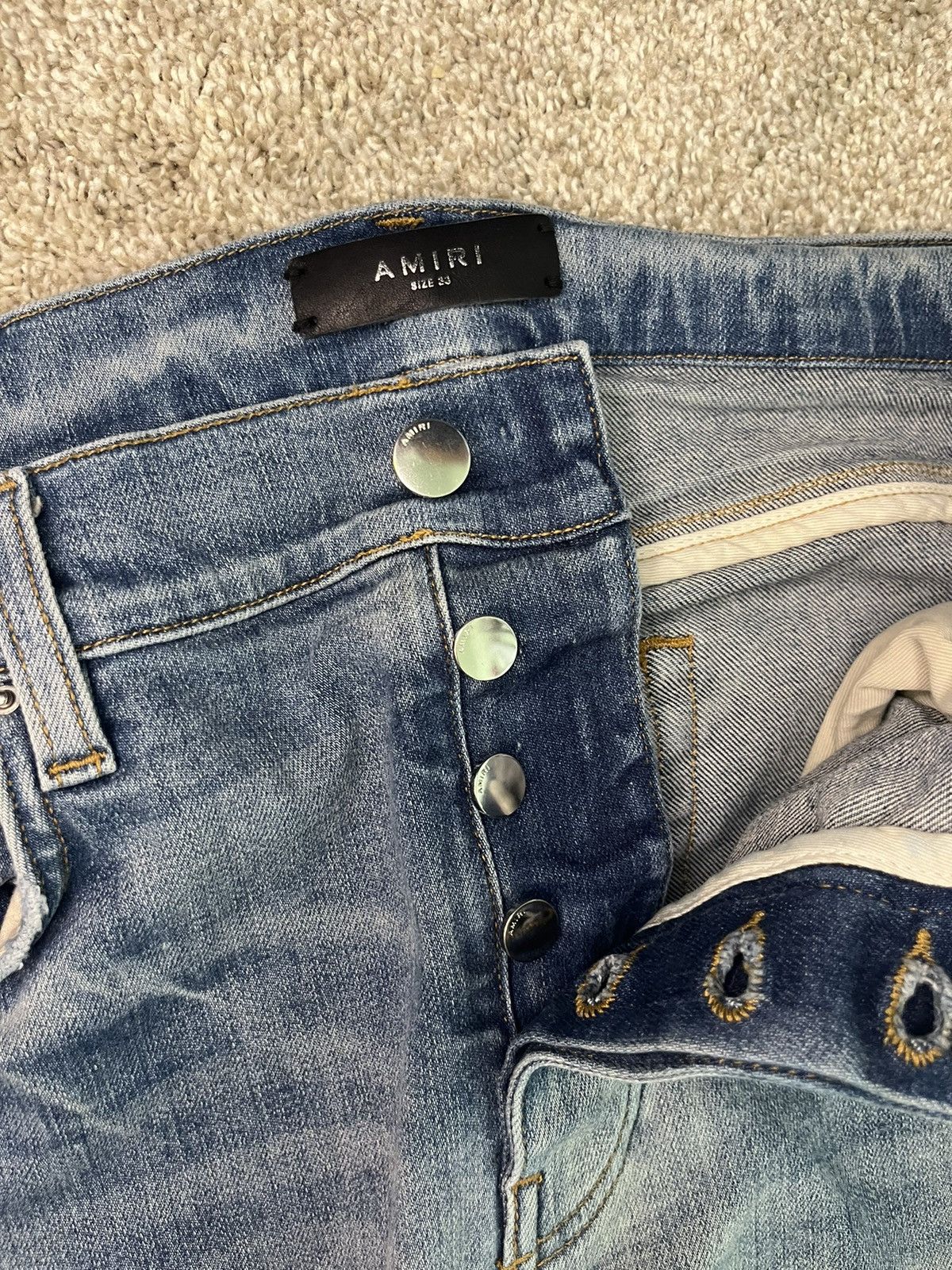Amiri Amiri MX2 Velvet PJ Jeans Size US 33 - 4 Thumbnail