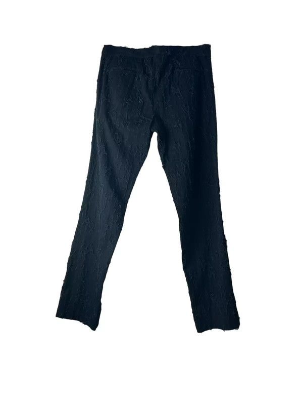 Other Black shredded cotton pants with side buckle belt Size US 32 / EU 48 - 2 Thumbnail