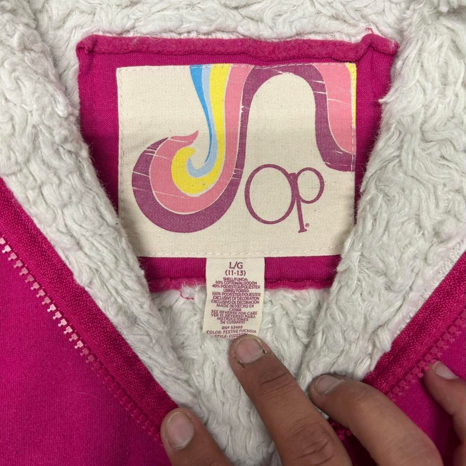 Ocean Pacific Y2K Ocean Pacific Sherpa hooded jacket with a furry hood Size S / US 4 / IT 40 - 5 Thumbnail