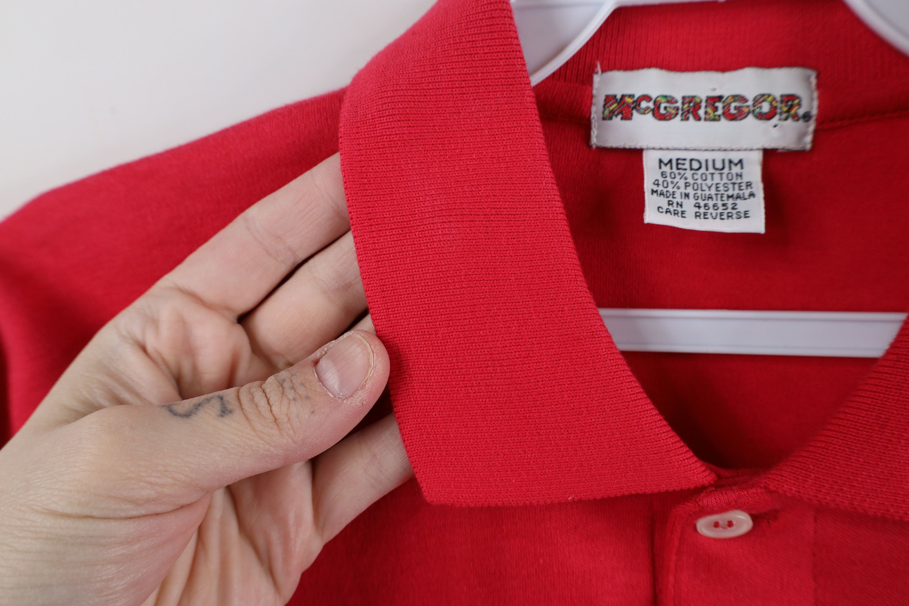 Vintage Deadstock Vintage 80s 90s Streetwear Soft Cotton Polo Shirt Size US M / EU 48-50 / 2 - 6 Thumbnail