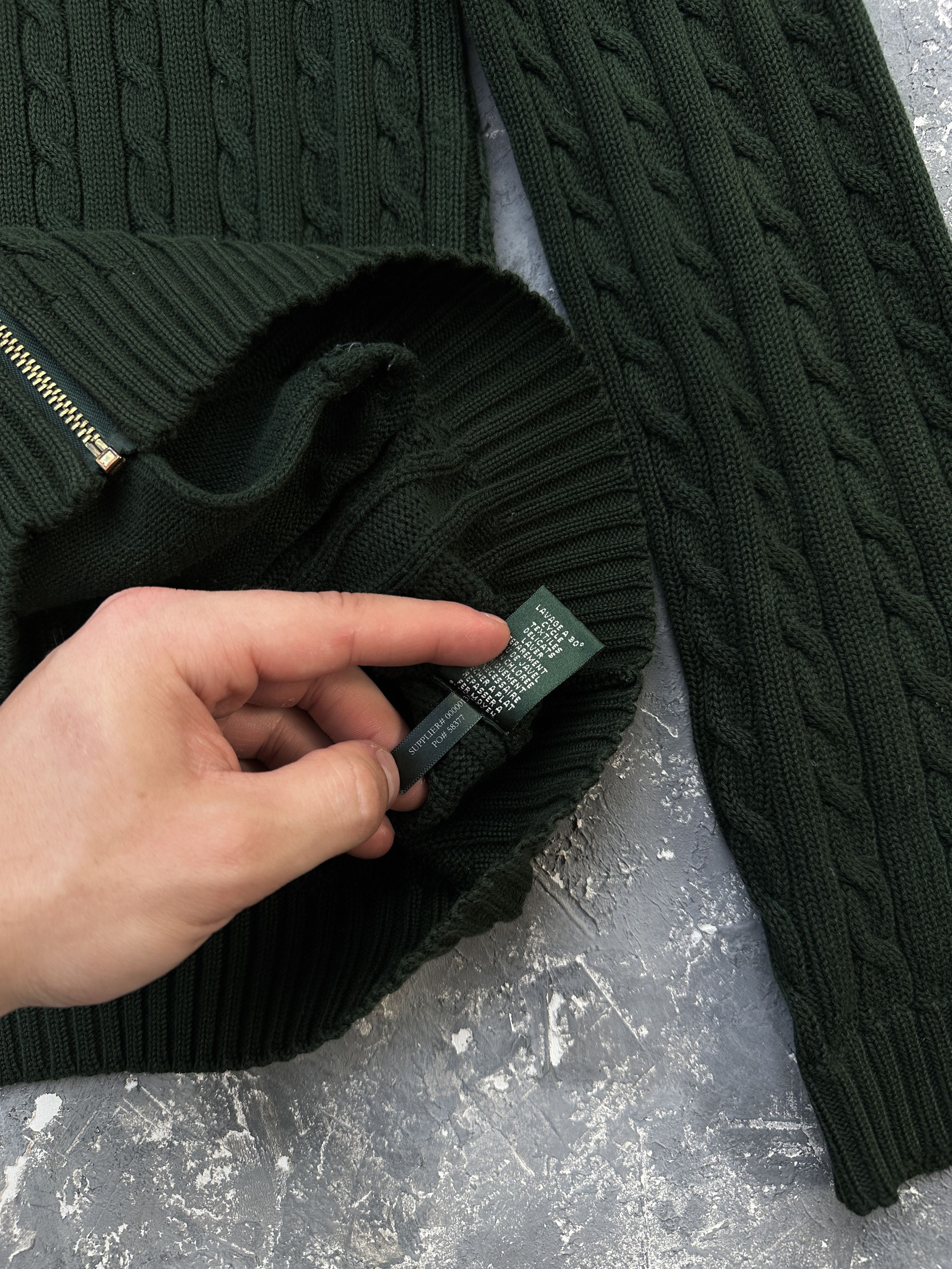 Polo Ralph Lauren polo ralph lauren zip sweater cable knit Size M / US 6-8 / IT 42-44 - 5 Thumbnail