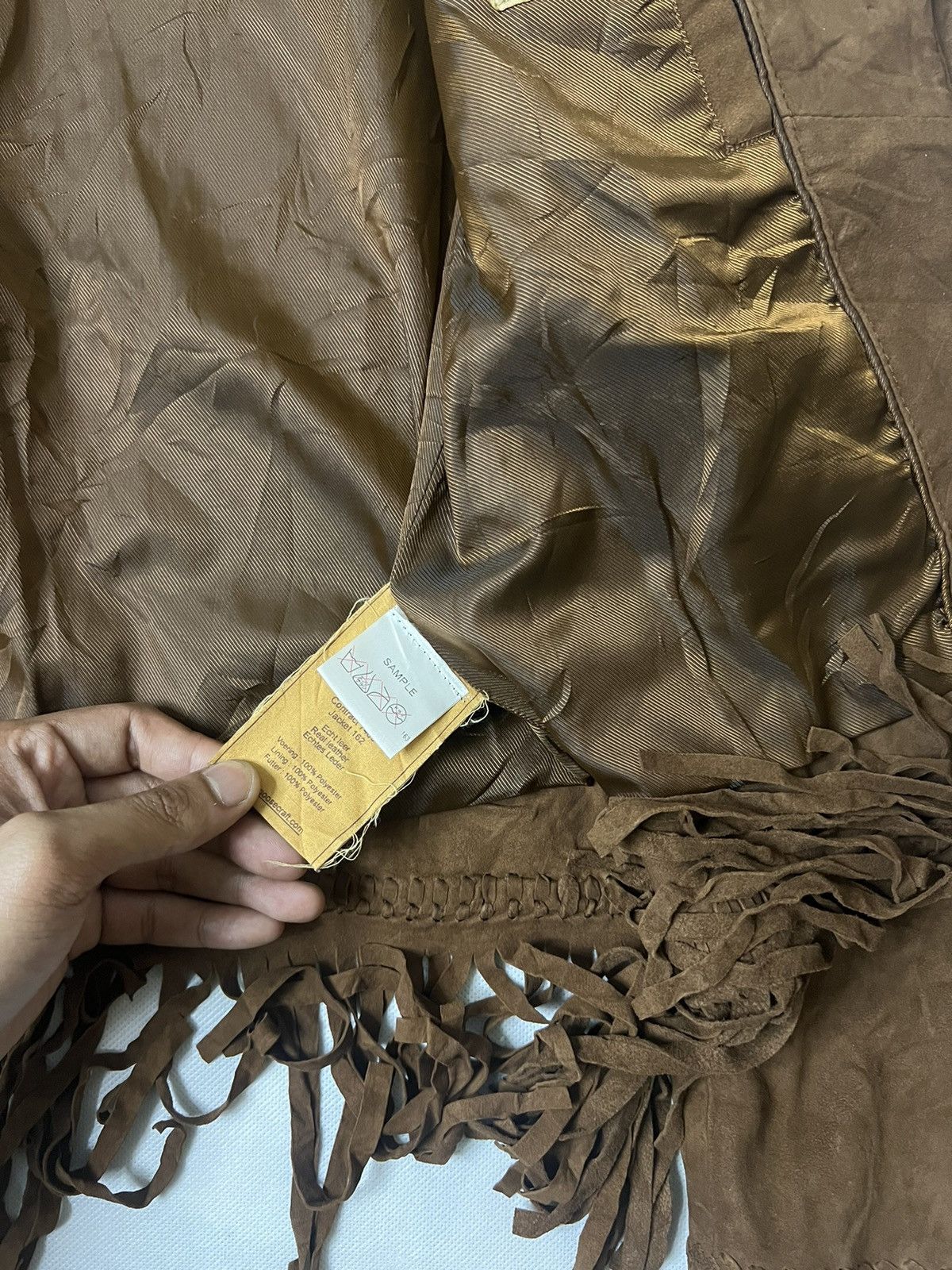 GOOSECRAFT Vtg Goosecraft Suede Leather Jacket Western Motorcycle Size S / US 4 / IT 40 - 9 Thumbnail