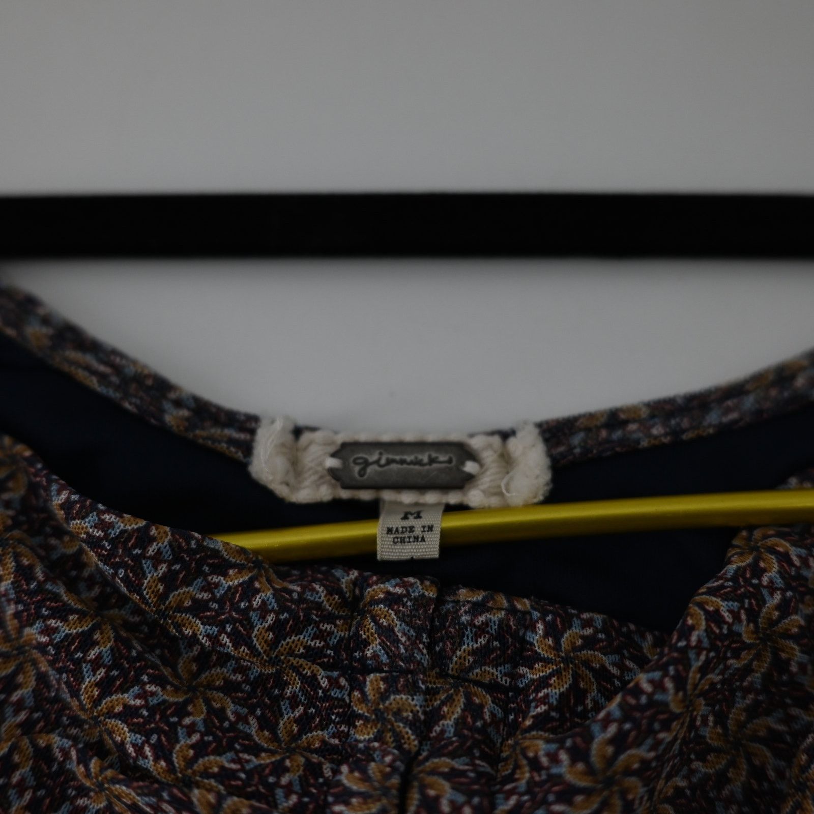 Other Gimmick Size M Floral Ruched Long Sleeve Top Y2K Style Size M / US 6-8 / IT 42-44 - 15 Thumbnail