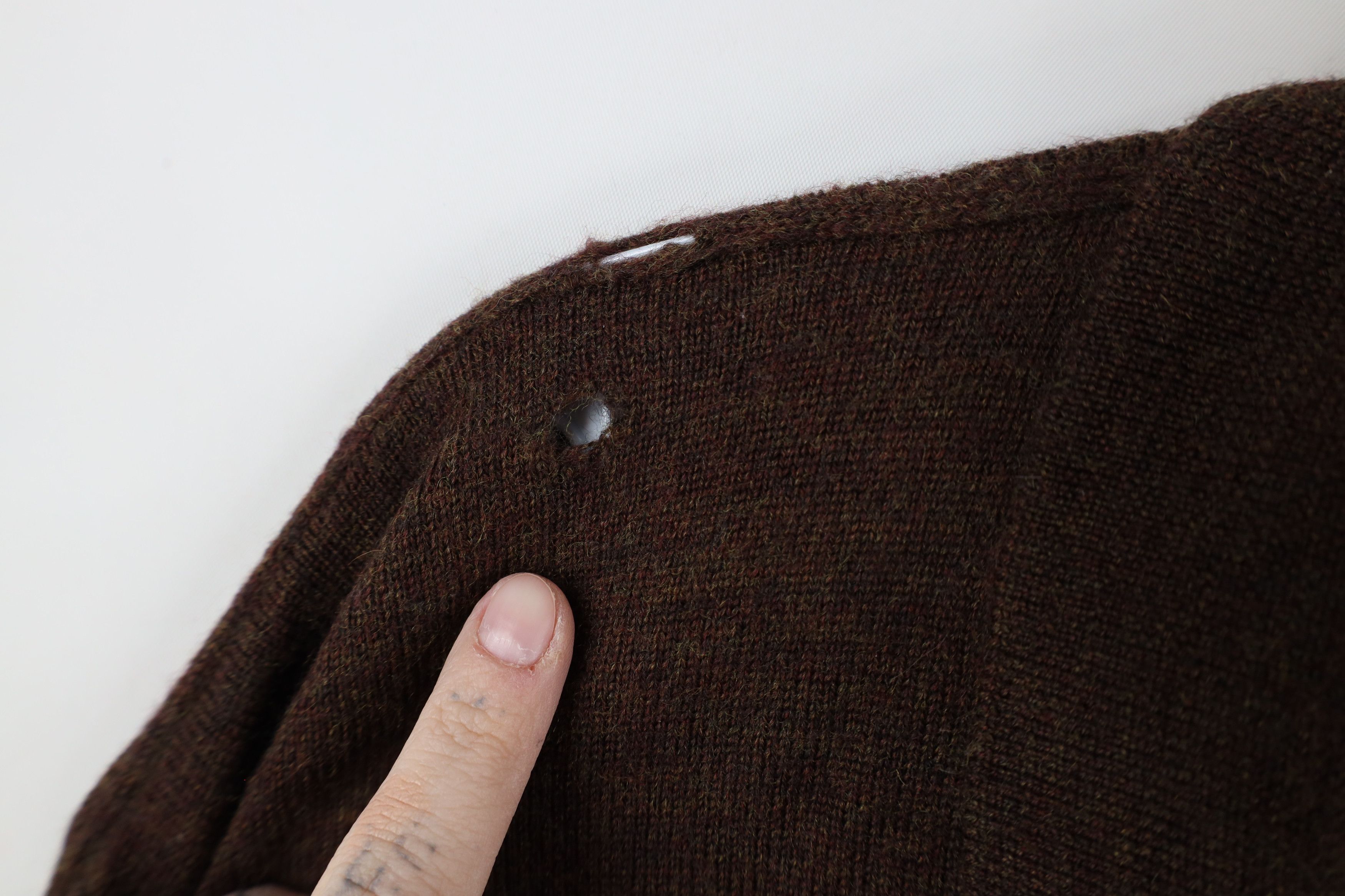 Vintage Vintage 90s Streetwear Merino Wool Knit Collared Sweater Size US XL / EU 56 / 4 - 6 Thumbnail