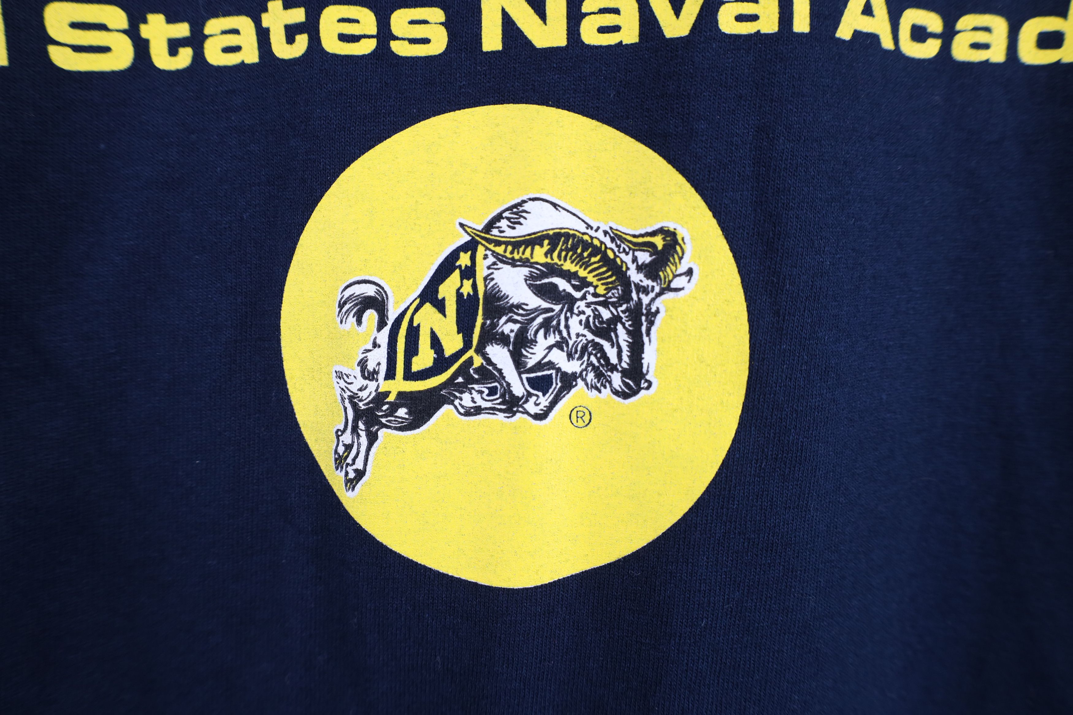 Vintage Deadstock Vintage 90s Y2K Naval Academy Midshipmen T-Shirt Size US XL / EU 56 / 4 - 5 Thumbnail