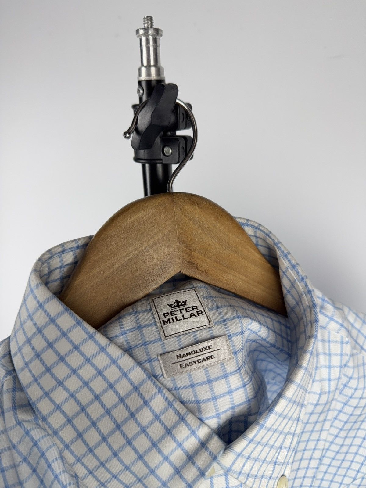 Peter Millar Peter Millar NanoLuxe EasyCare Check Shirt Size M NWT Size US M / EU 48-50 / 2 - 6 Thumbnail