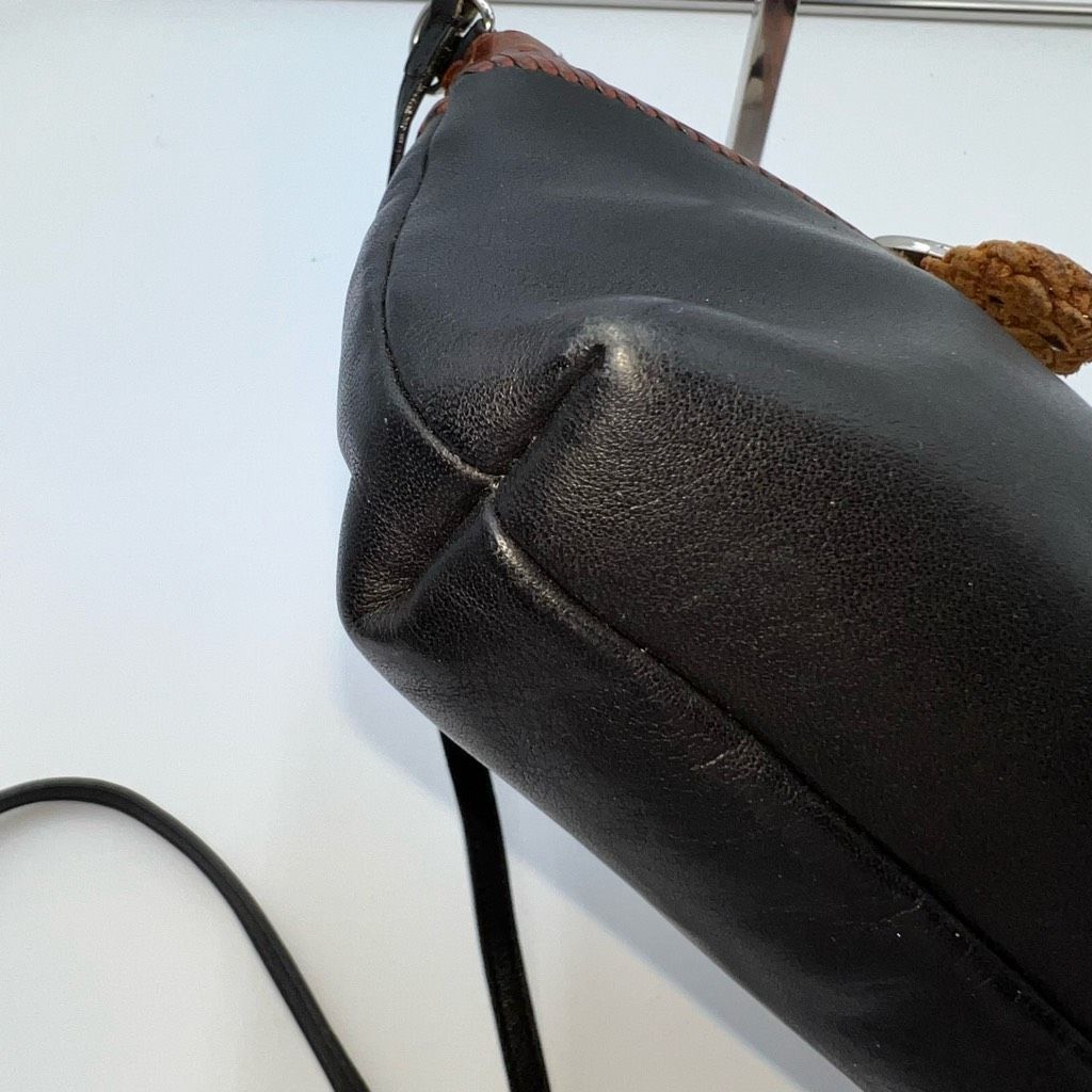 Brighton Brighton Vintage Crossbody Bag with Braided Leather (see pics and description ) Size ONE SIZE - 8 Thumbnail