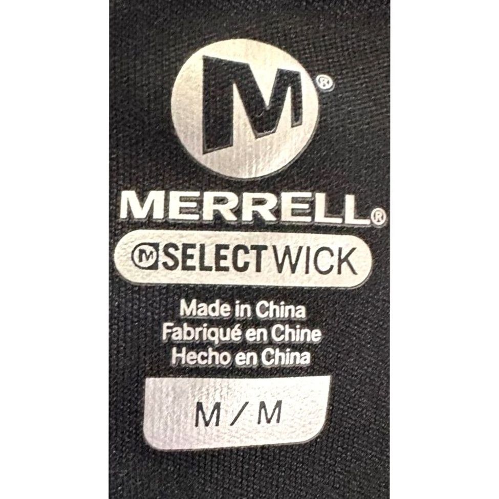 Merrell Merrell Dress Womens M Black Geometric Cap Sleeve Mini Athletic Short Dress Wick Crew Neck Vintage No Size M / US 6-8 / IT 42-44 - 3 Thumbnail