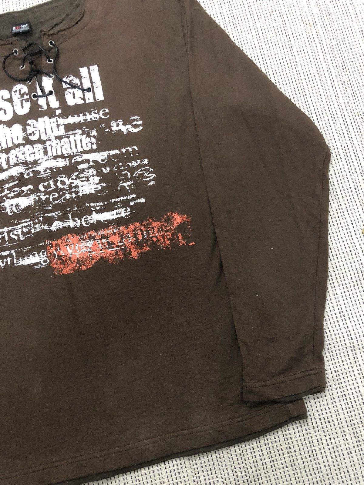 If Six Was Nine 2000s Badger Japanese Punk Laces Poem Ls Tee Size US L / EU 52-54 / 3 - 3 Thumbnail