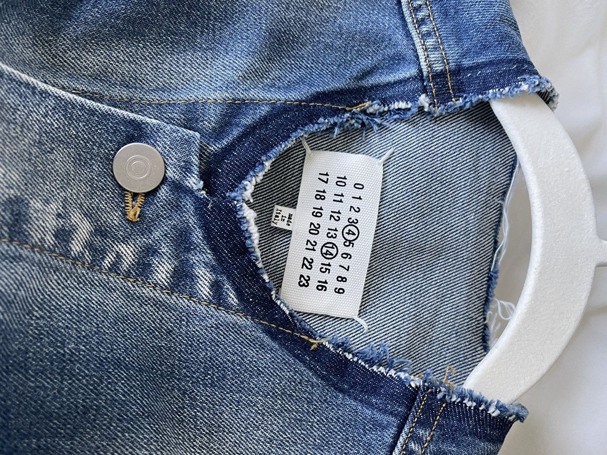 Maison Margiela Collarless Denim Jacket Size US XS / EU 42 / 0 - 4 Thumbnail