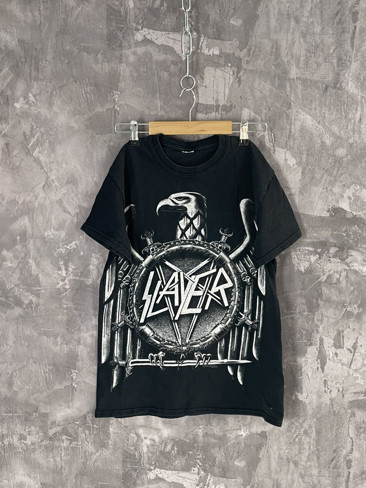 Band Tees × Vintage Vintage 00s Slayer Punk Grunge Band T-Shirt Size US S / EU 44-46 / 1 - 1 Thumbnail