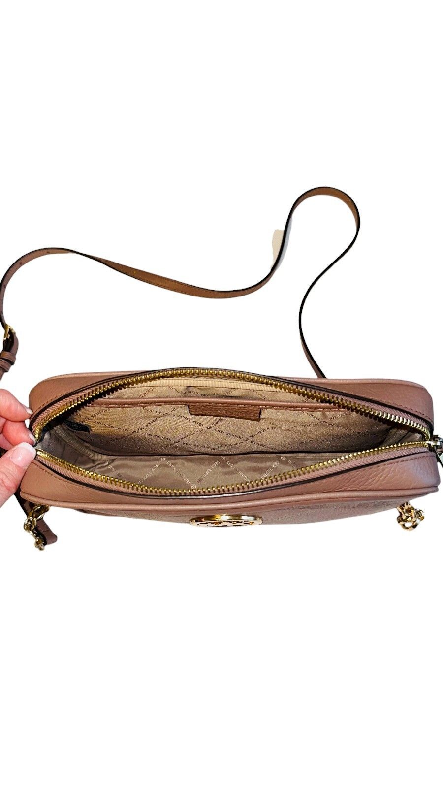 Michael Kors Michael Kors Pink Blush Jet Set Fulton Crossbody Size ONE SIZE - 6 Thumbnail