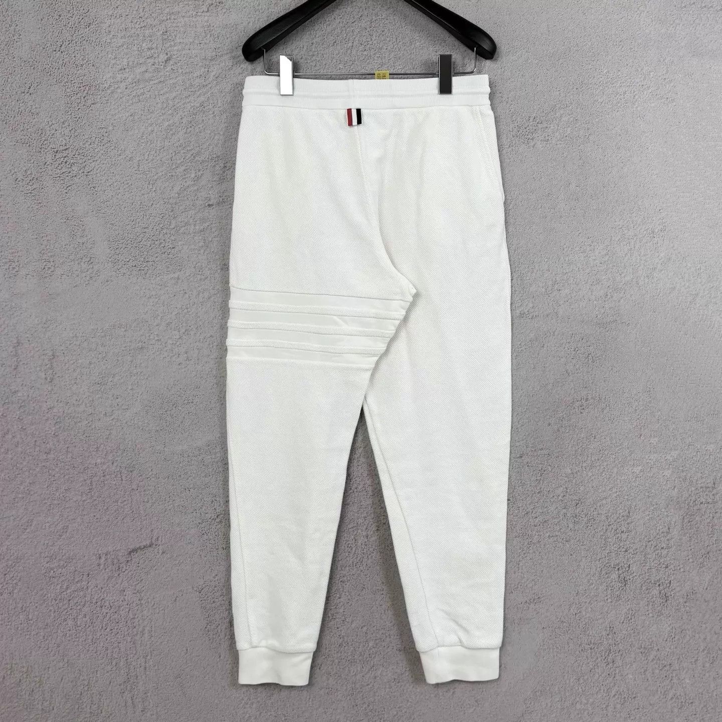 Thom Browne Thom Browne White Knit Casual Sweatpants Size 1 NWT Size US 29 - 2 Thumbnail