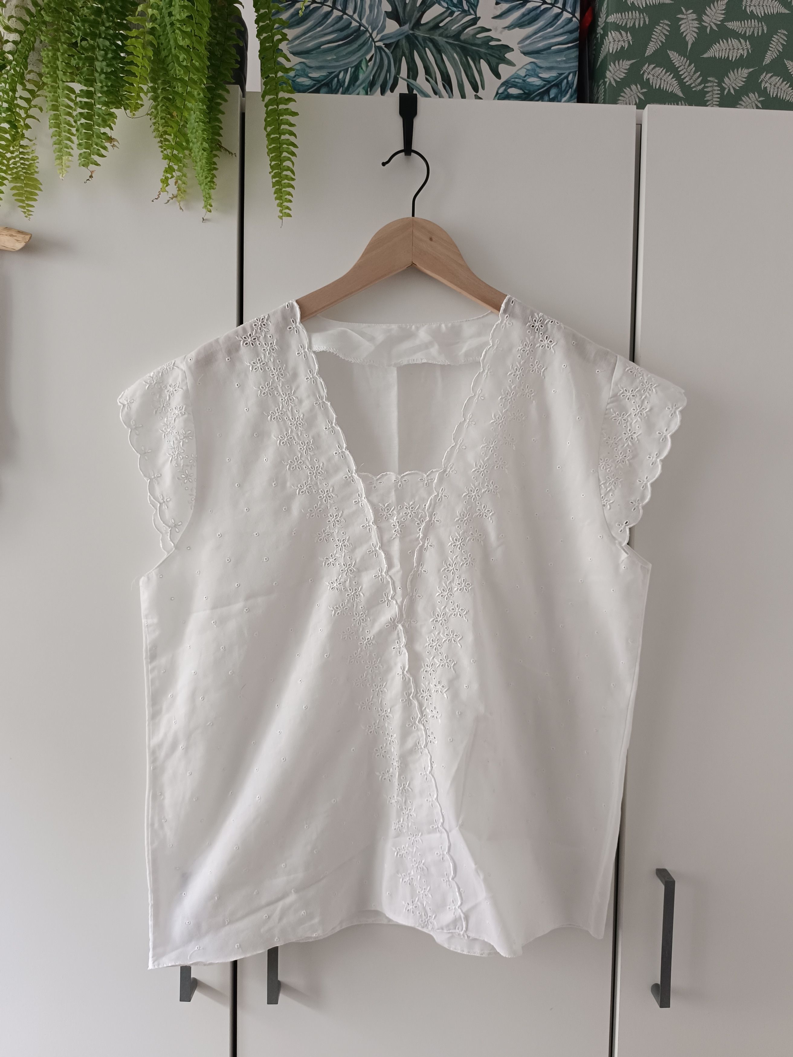 Vintage White vintage blouse Size M / US 6-8 / IT 42-44 - 1 Thumbnail