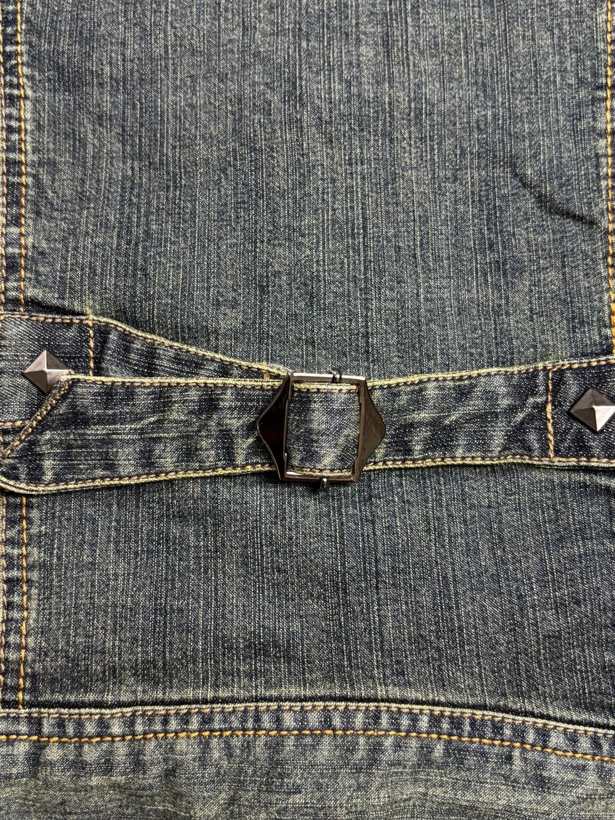 BUFFALO BOBS 2000s Jackrose Vkei Style Mud Wash Single Pocket Denim Jaket Size US M / EU 48-50 / 2 - 6 Thumbnail