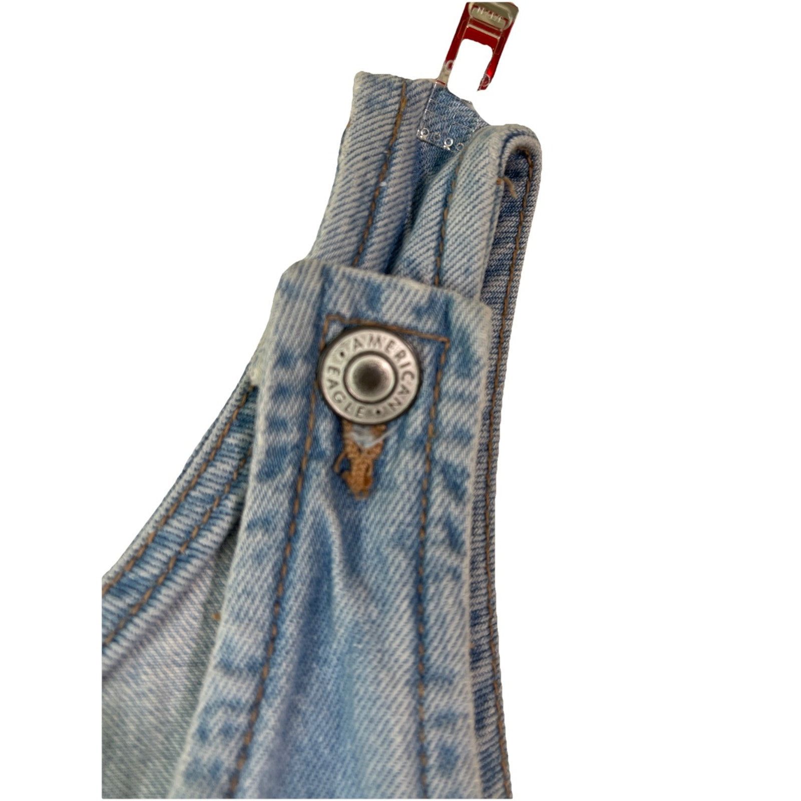 American Eagle Outfitters NWT American Eagle Outfitters Medium Denim Pinafore Dress Size M / US 6-8 / IT 42-44 - 4 Thumbnail