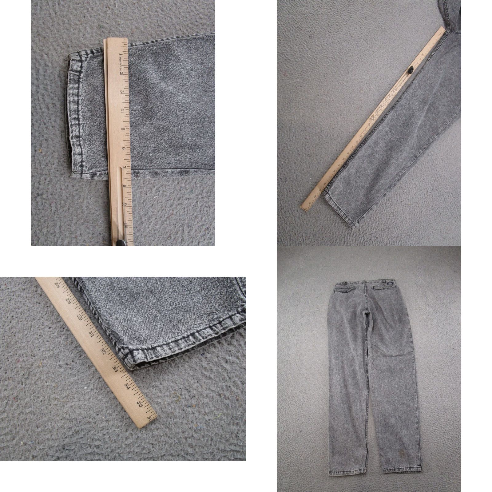 Levi's VINTAGE Levi's SILVERTAB Jeans Baggy Taper High Waist Pleated 30x33 Denim Black 80s Men Jeans 5-Pocket Mens Size US 30 / EU 46 - 8 Thumbnail