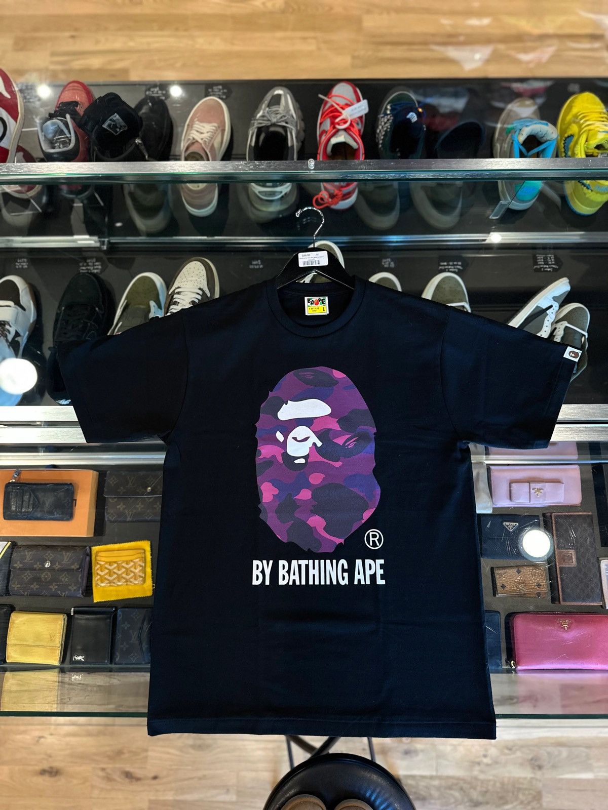 Bape Bape Purple Camo Head Tee DS Size XXL Size US XXL / EU 58 / 5 - 1 Preview