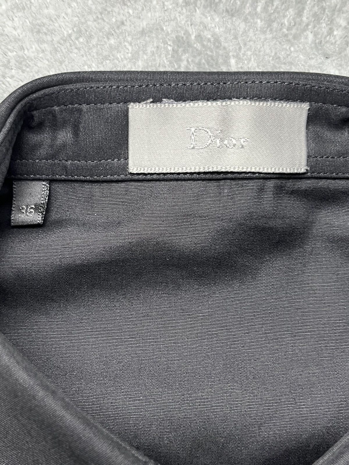 Dior Dior homme - AW/07 “Navigate” Folded Collar Button Up Shirt Size US XS / EU 42 / 0 - 6 Thumbnail