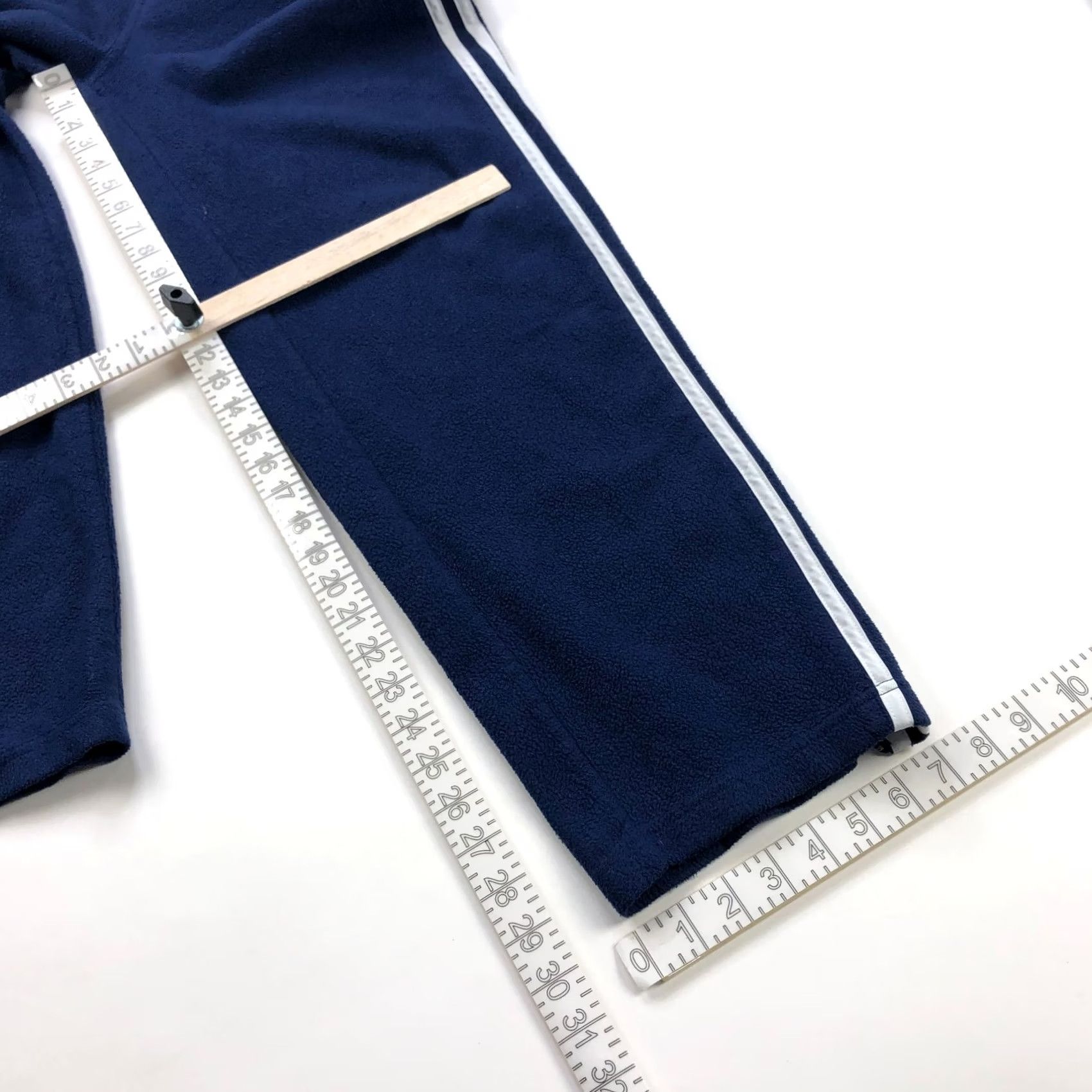 Adidas Adidas Mens Sweatpants VTG Y2K Baggy Blue 30 Inseam 35 Waist MED M Vintage VTG Relaxed Casual Pants Size US 31 - 4 Thumbnail