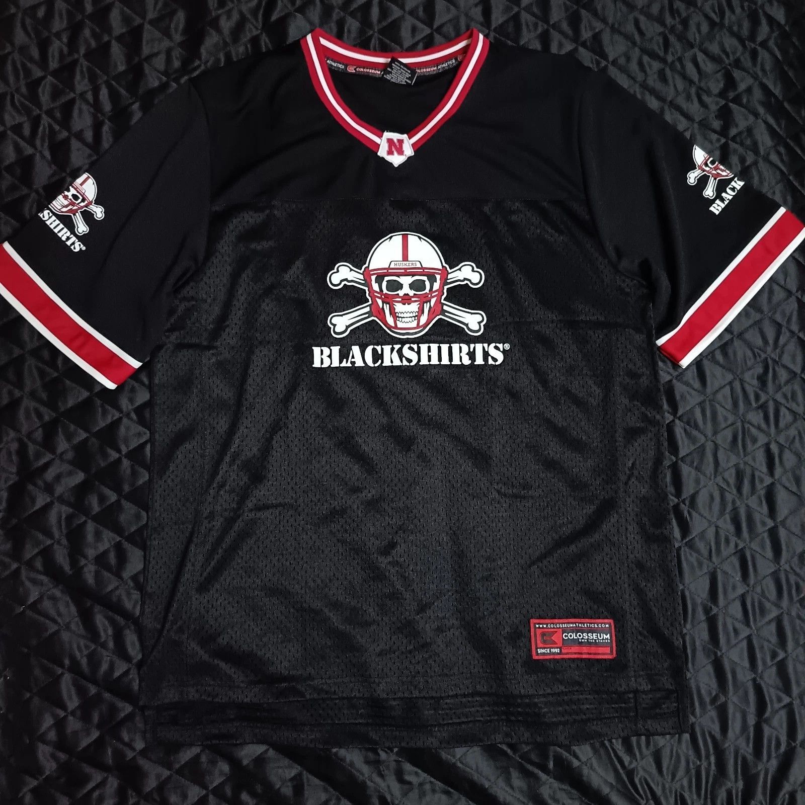 Colosseum Athletics Colosseum Nebraska Cornhuskers Blackshirts Football Jersey Size US XL / EU 56 / 4 - 1 Thumbnail