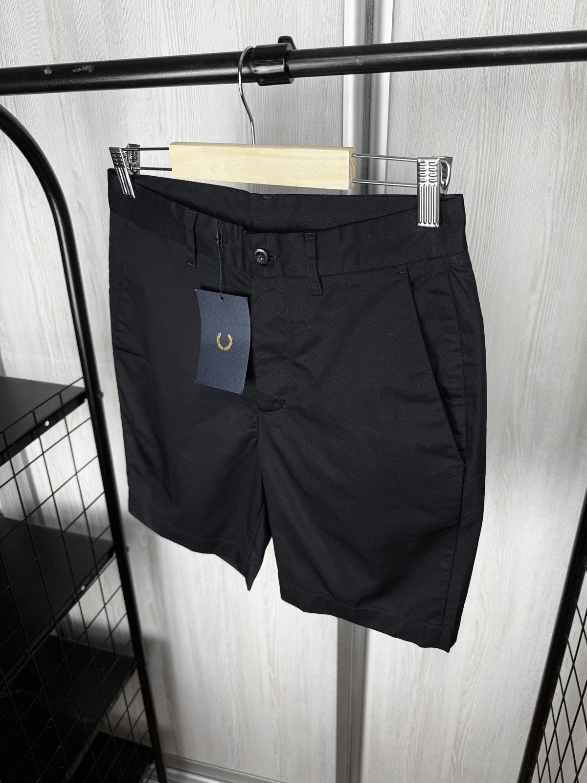 Fred Perry Fred Perry Classic Twill Short Black Size US 28 / EU 44 - 5 Thumbnail