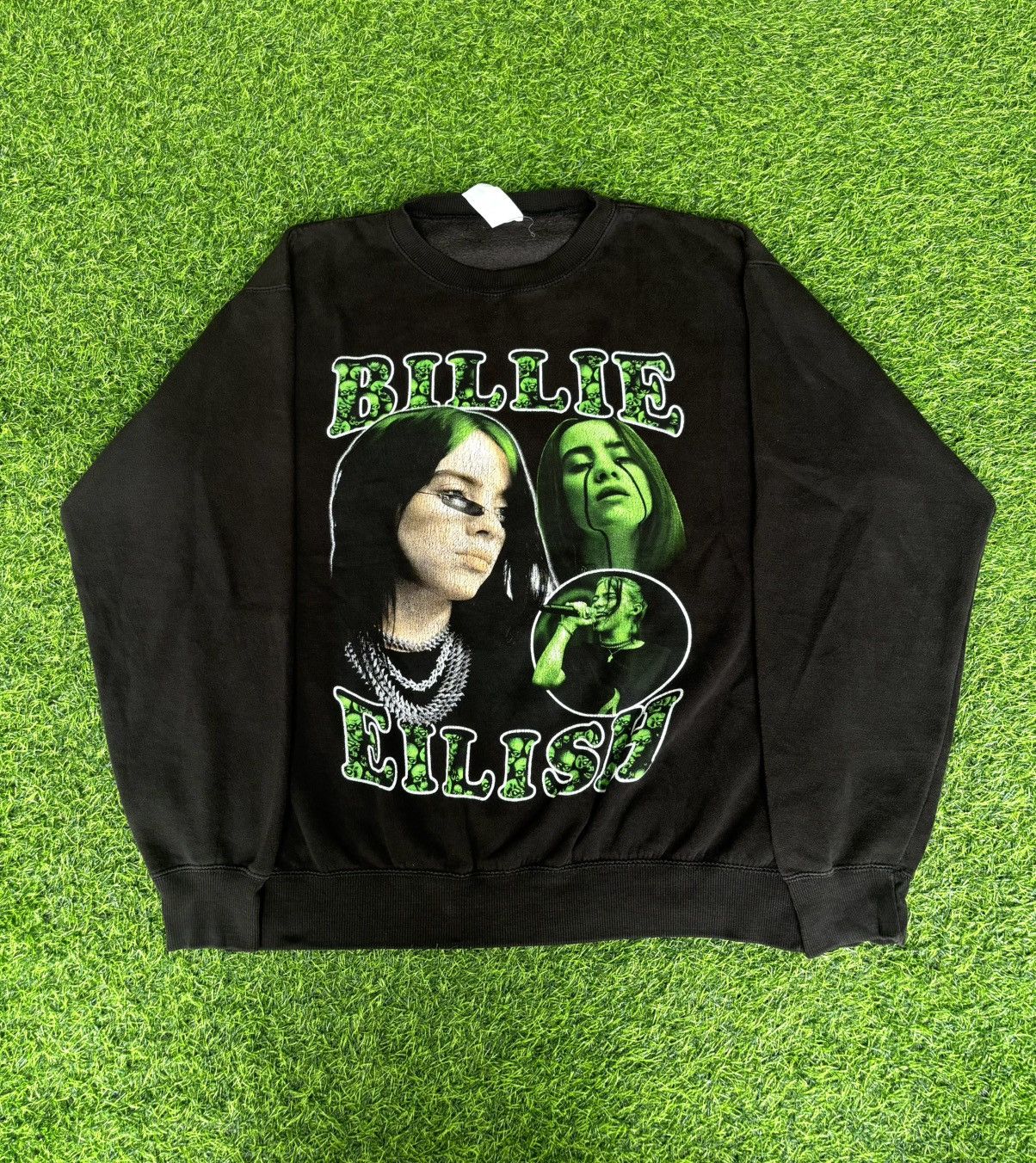Billie Eilish 2000's Billie Eilish Raptee style sweatshirt Size US L / EU 52-54 / 3 - 1 Thumbnail