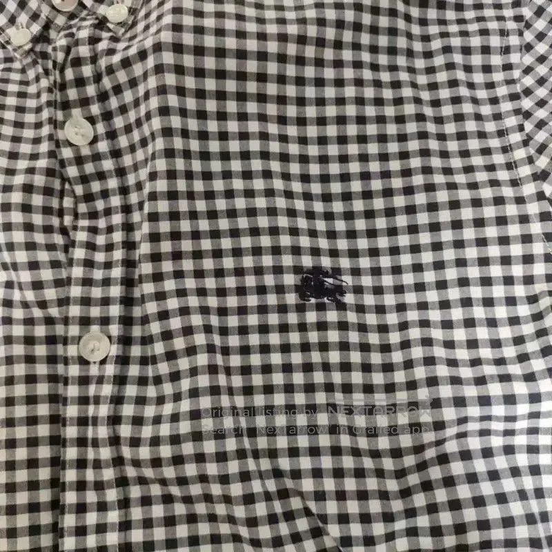 Burberry Burberry Gray Check Summer Shirt. Size M / US 6-8 / IT 42-44 - 6 Thumbnail