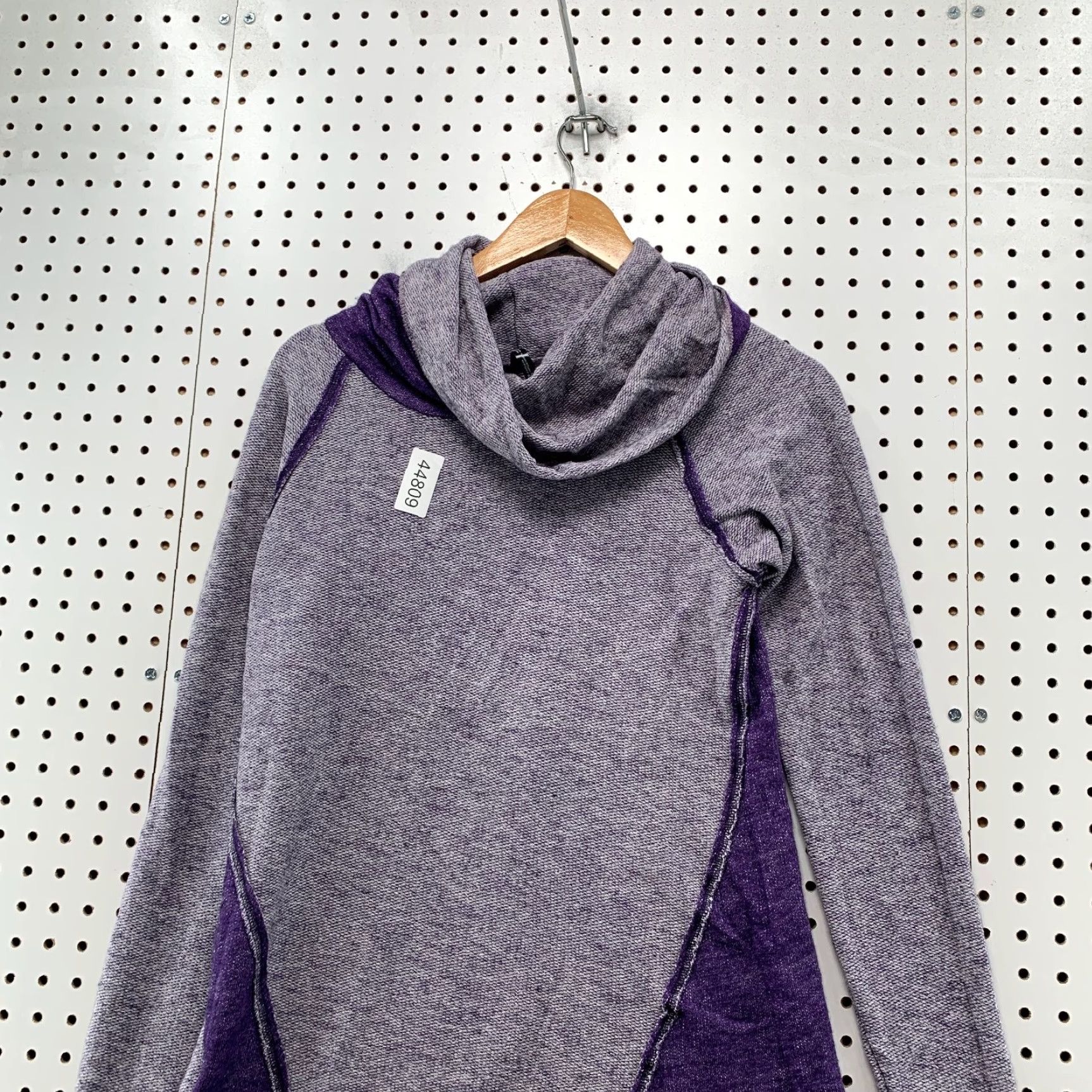 Vintage Kuhl Nova Pullover Cowl Neck Sweater Purple Womens Medium Lightweight Knit Size M / US 6-8 / IT 42-44 - 2 Thumbnail