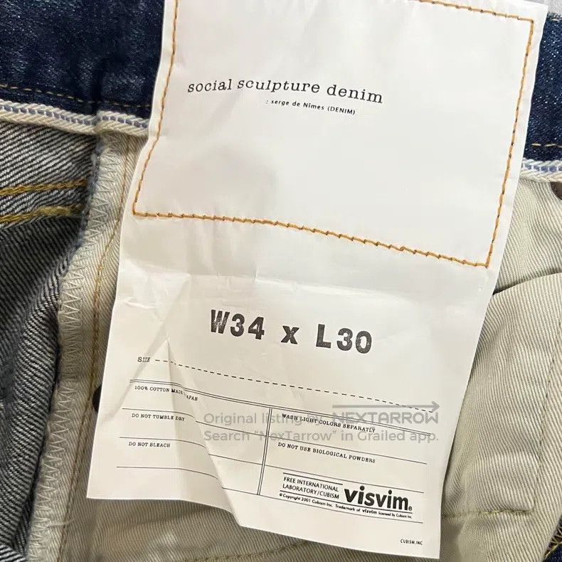 Visvim Visvim size W34L30 social sculpture denim pants Size US 34 / EU 50 - 8 Thumbnail