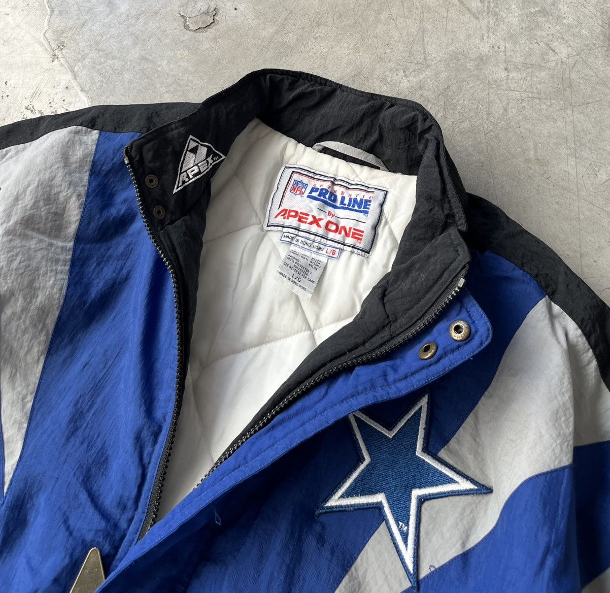 Apex One Vintage Apex One NFL Dallas Cowboys Men's Bomber Jacket 90s Size US XL / EU 56 / 4 - 7 Thumbnail
