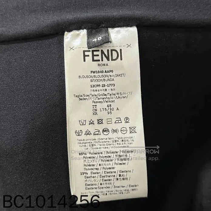 Fendi Fendi Printed velvet zip-up jacket Size US M / EU 48-50 / 2 - 5 Thumbnail
