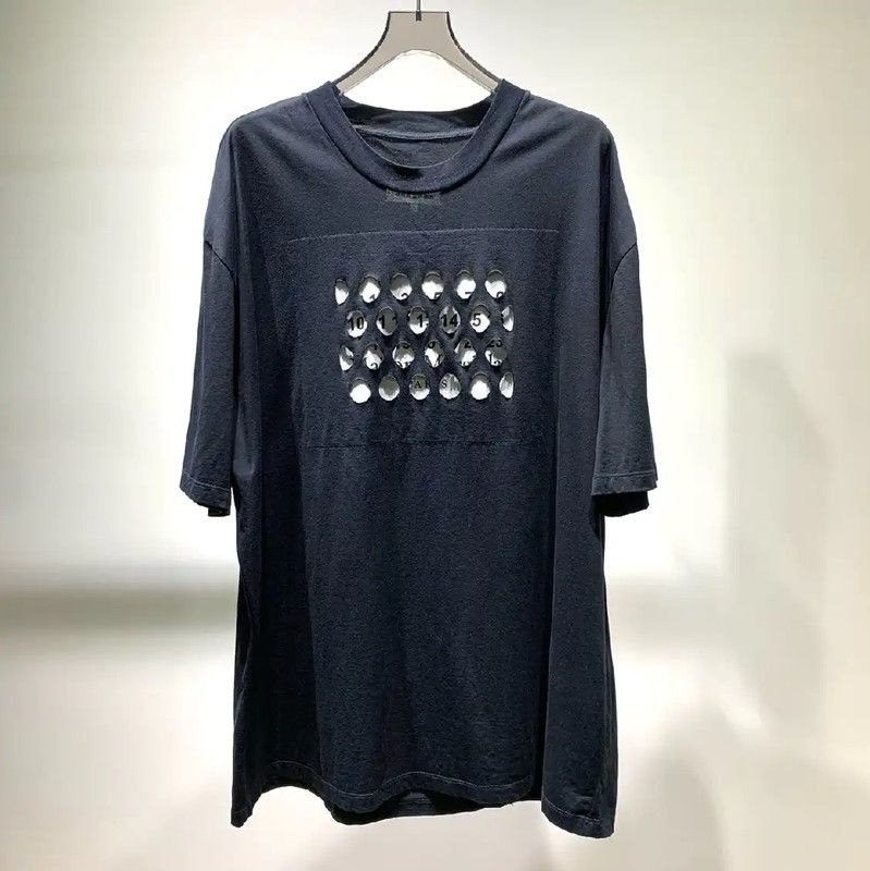 Maison Margiela Maison Margiela Black Cotton Men's T-Shirt 0089 Size US M / EU 48-50 / 2 - 1 Thumbnail