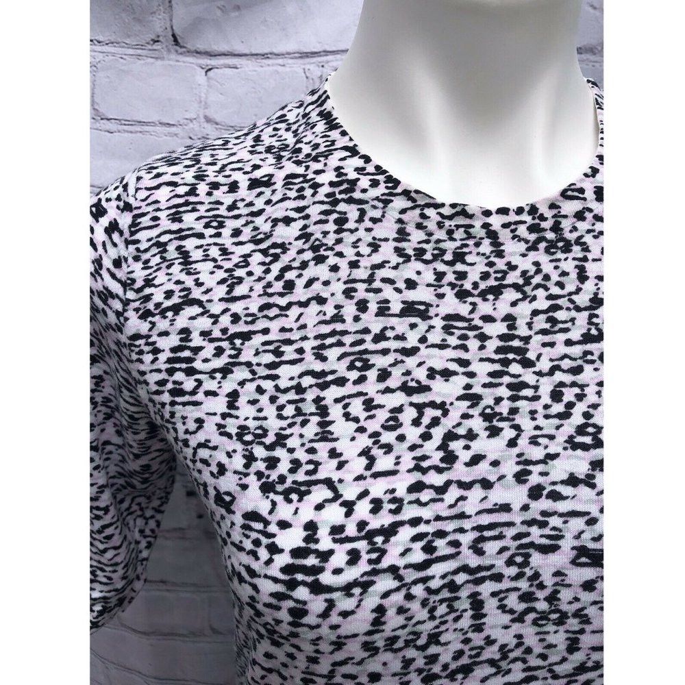 Cos COS Animal Print Knit T-shirt Pink Black US S Size S / US 4 / IT 40 - 8 Thumbnail