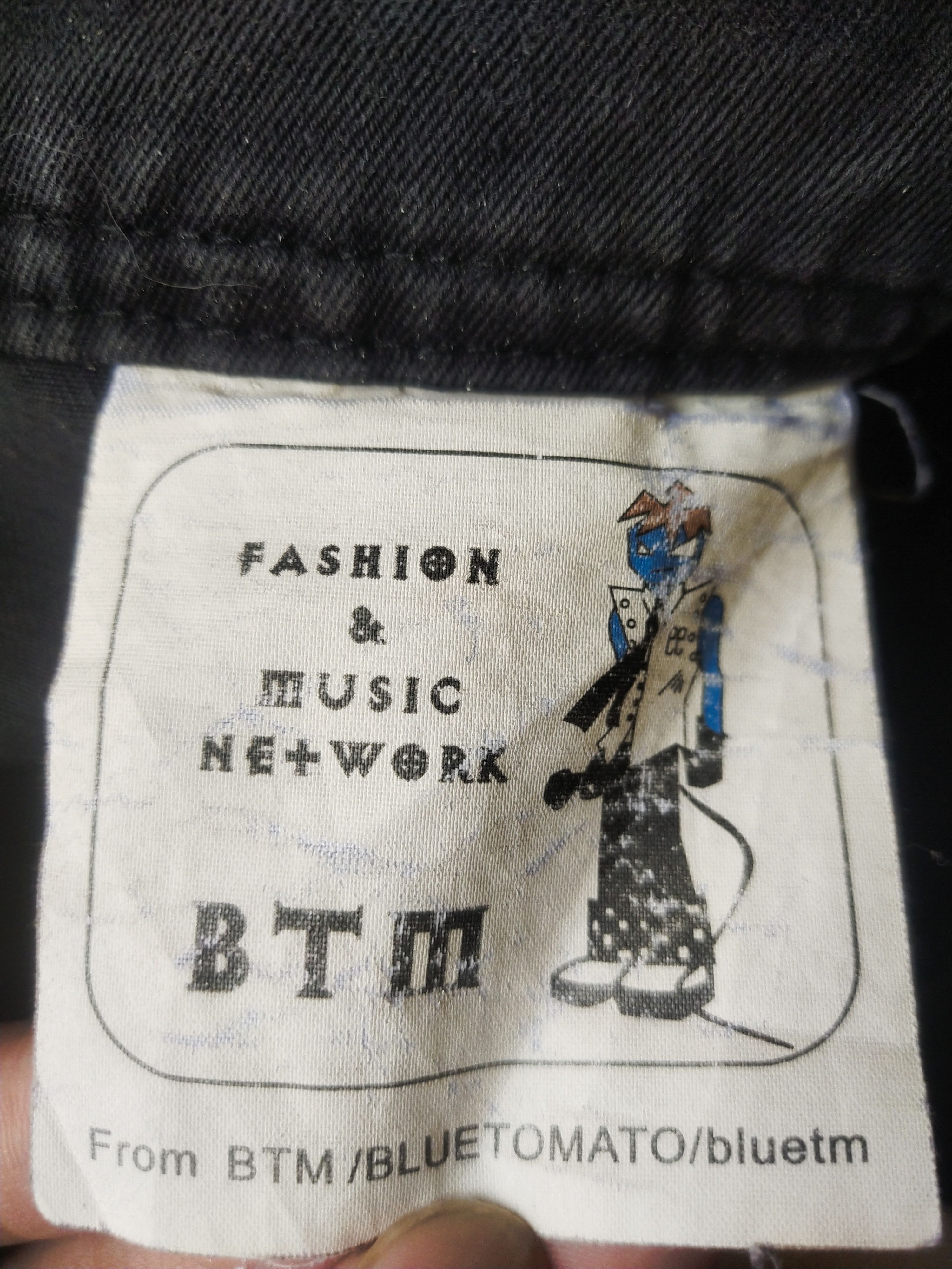 If Six Was Nine BTM Punk & Rock Black Pants – Zipper & Graphic Detail Size US 31 - 8 Thumbnail