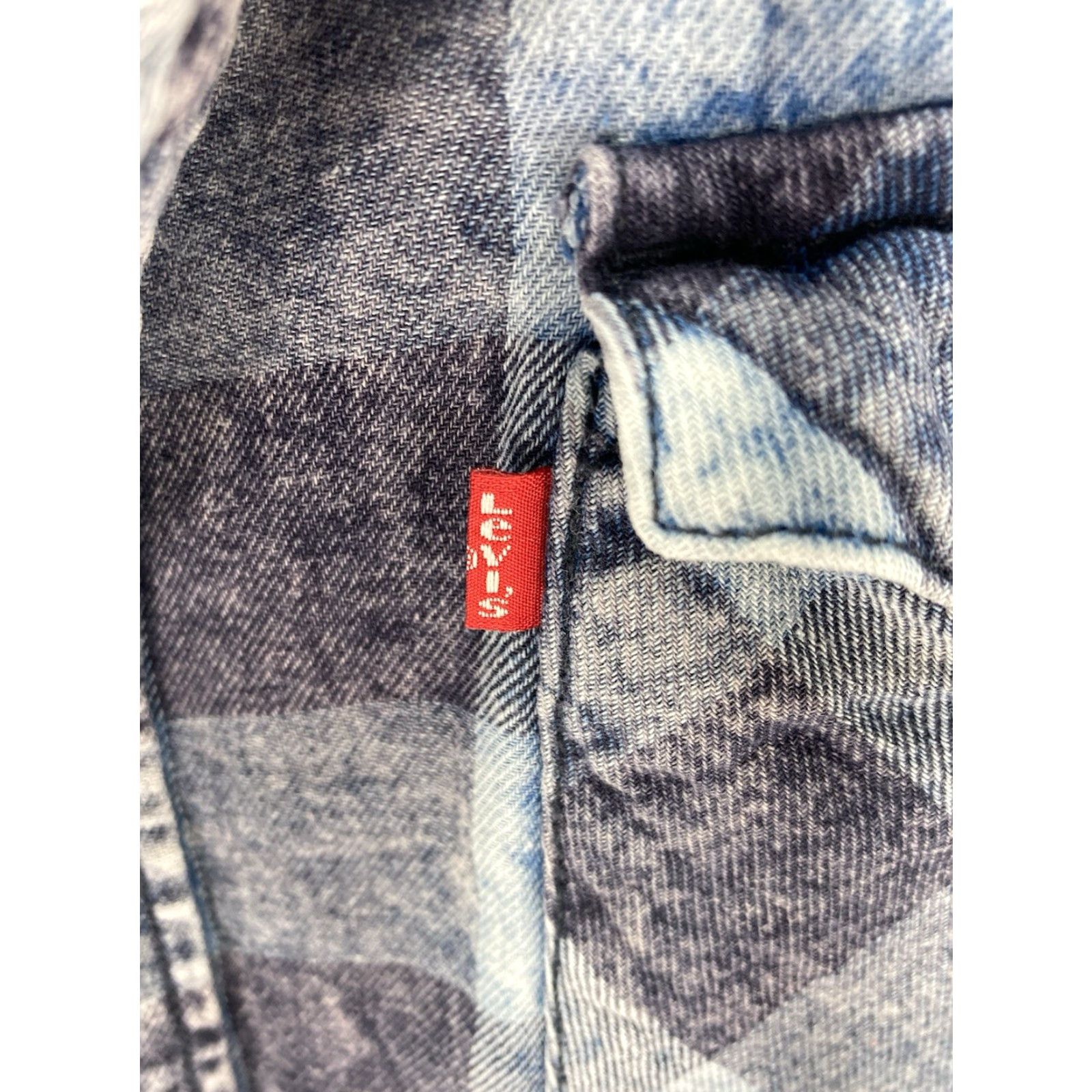 Levi's Levi's Shirt Men L Indigo Blue Plaid Button Long Sleeve Cotton Casual Slim Fit Crew Neck? Size US L / EU 52-54 / 3 - 4 Thumbnail