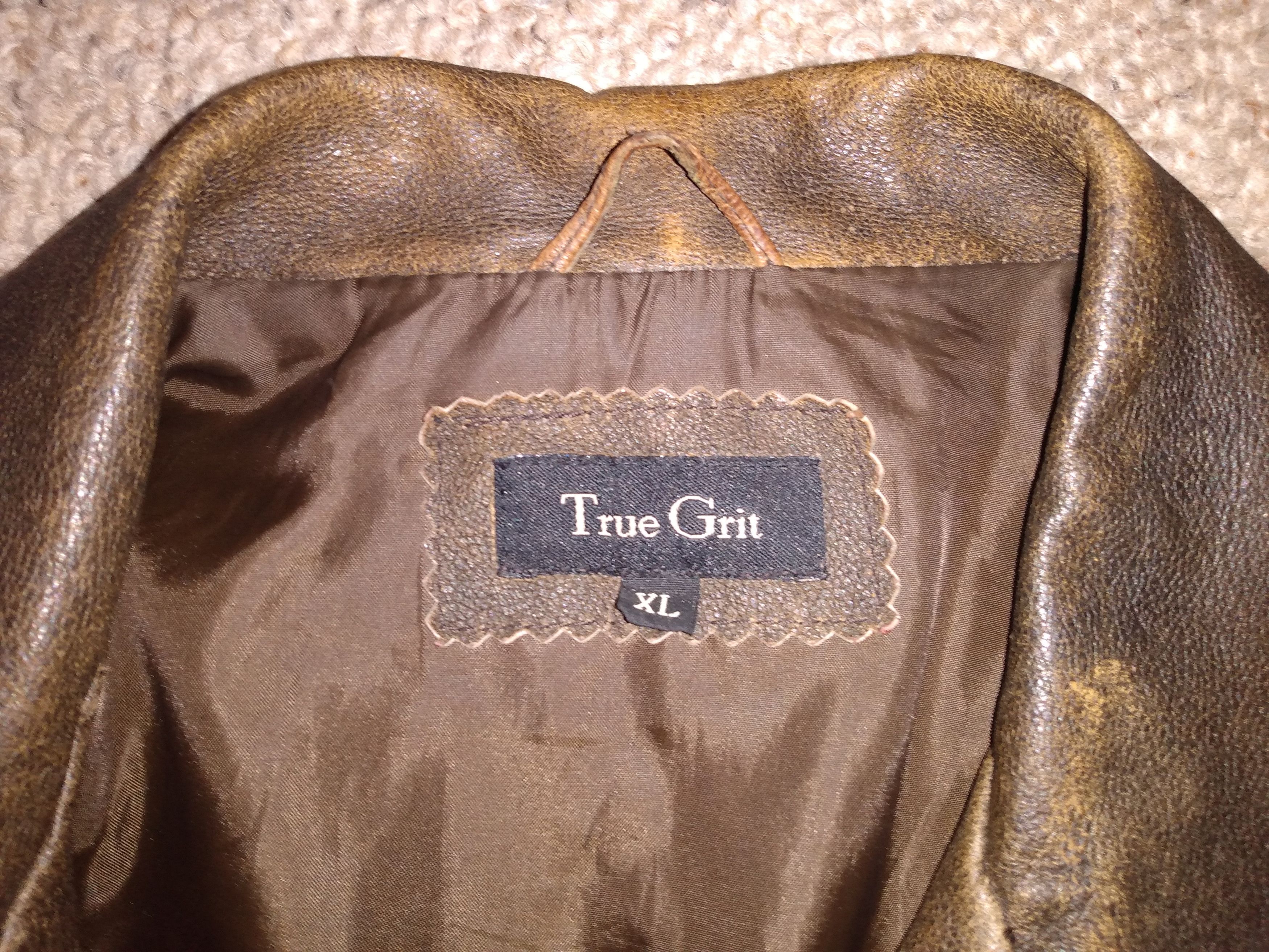 True Grit True Grit brown leather jacket Size XL / US 12-14 / IT 48-50 - 3 Thumbnail