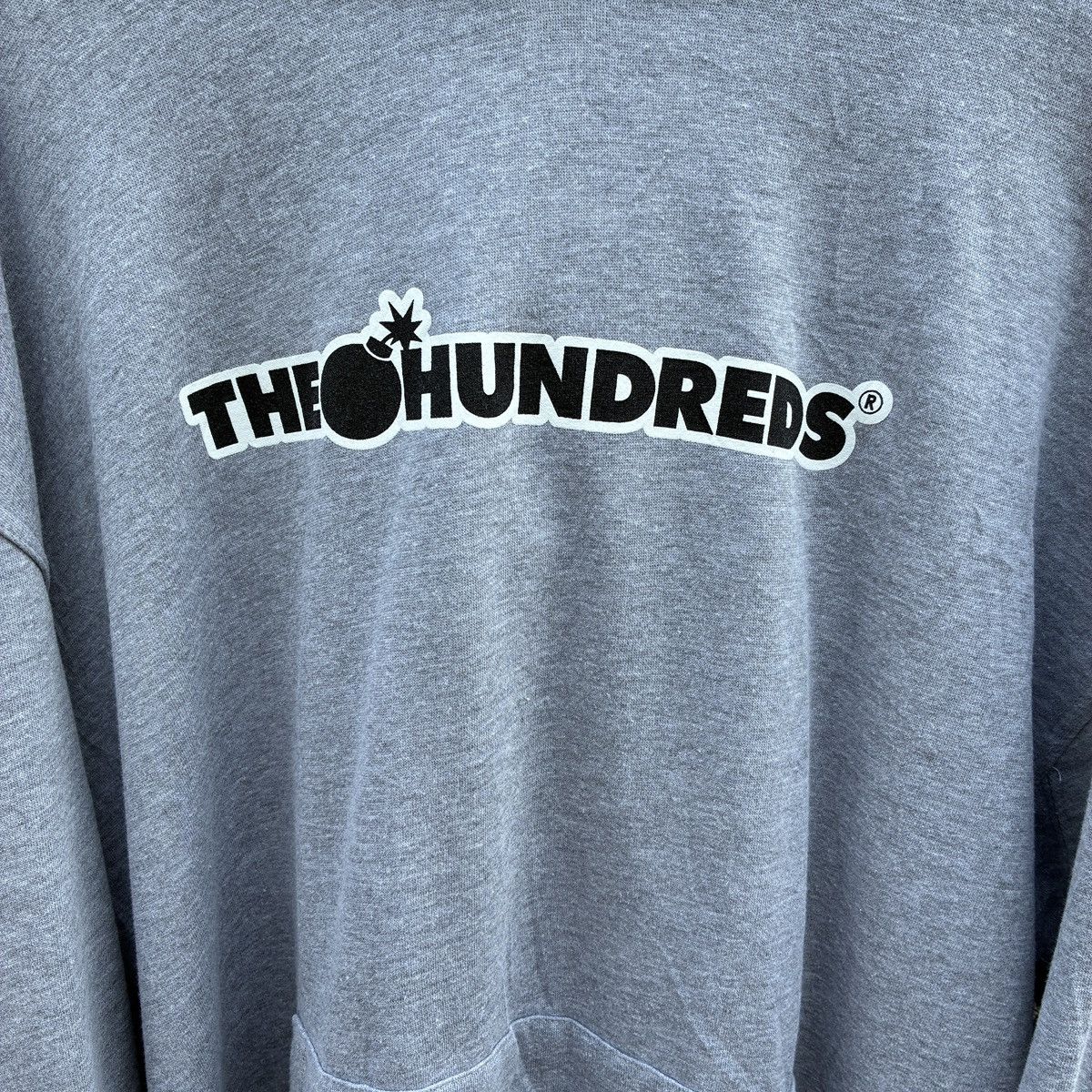 The Hundreds The Hundreds Heather Grey Hooded Sweatshirt Adam Bomb Size US XL / EU 56 / 4 - 6 Thumbnail