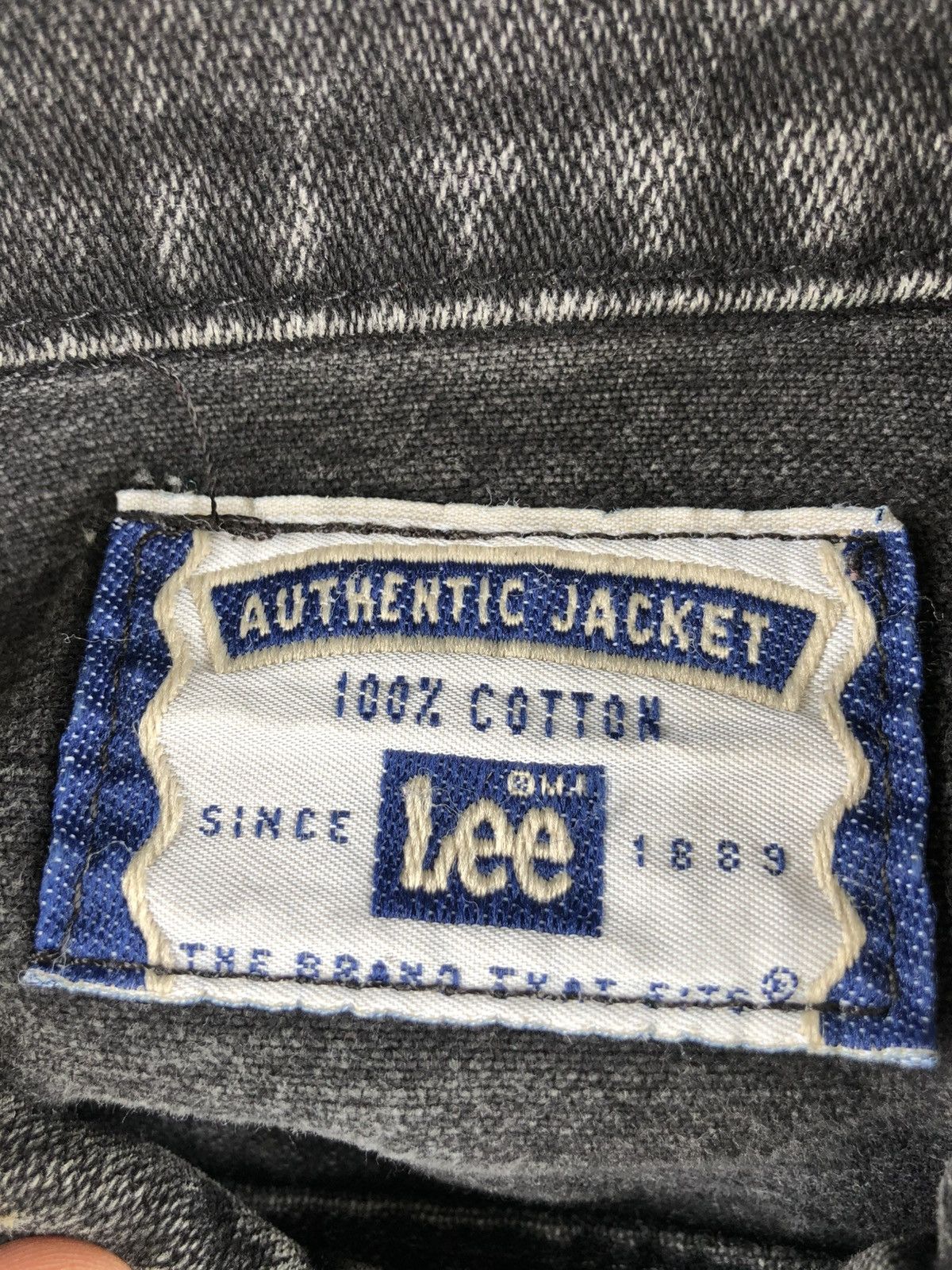If Six Was Nine Vintage 90s Lee Denim Jacket Distressed Size US L / EU 52-54 / 3 - 20 Thumbnail
