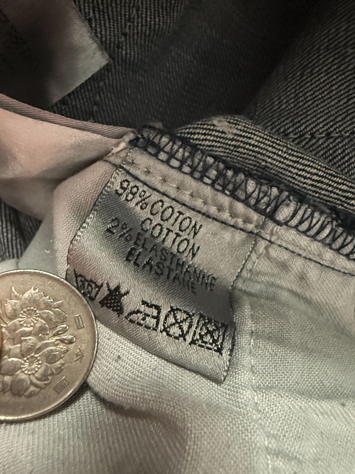Dior × Hedi Slimane × Kris Van Assche TRADED Dior Homme SS09 Dirt Denim by Kris Van Assche Size US 29 - 9 Thumbnail