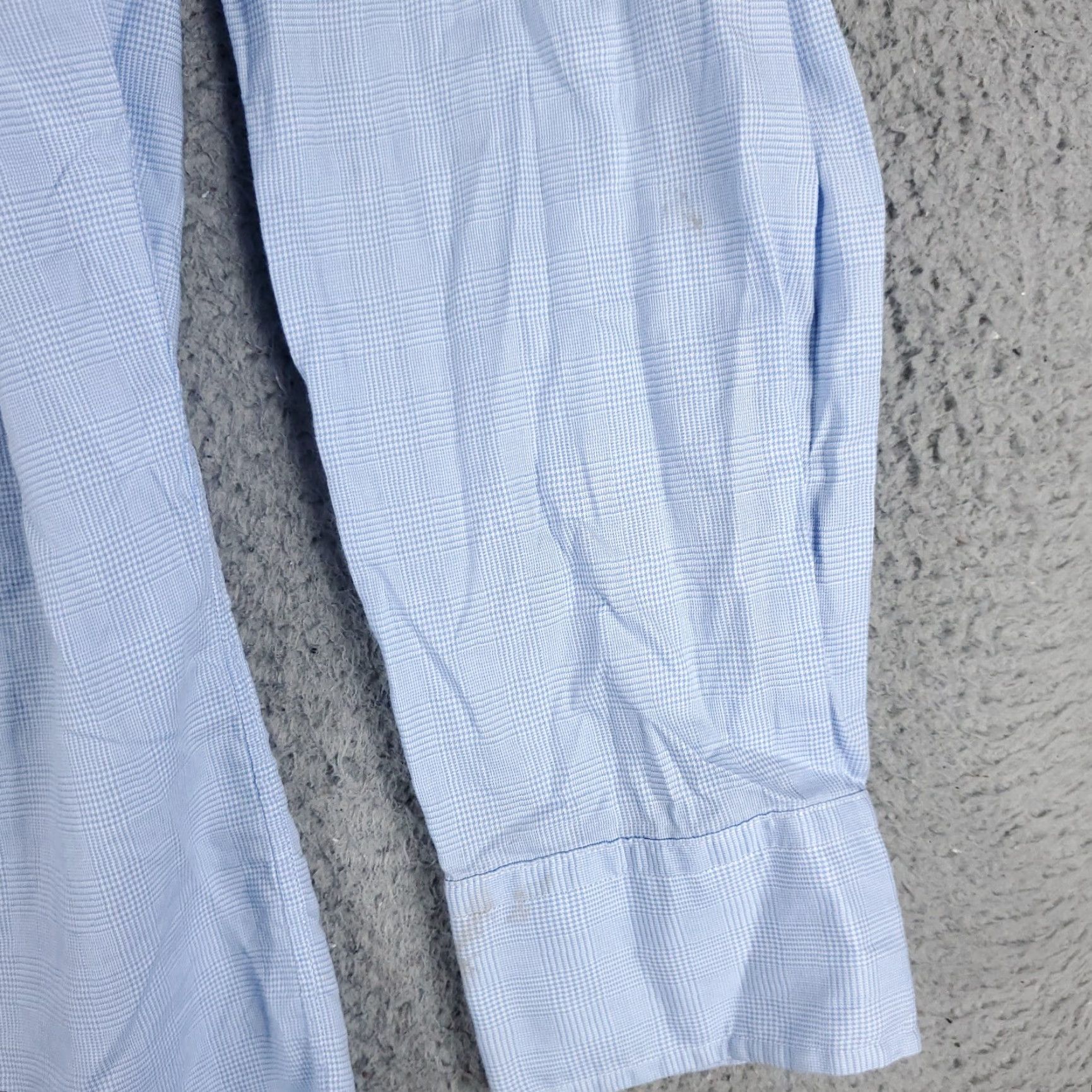 Ralph Lauren Ralph Lauren Dress Shirt Mens 16 Blue Long Sleeve Button Up Classic Cotton Size 42R - 3 Thumbnail