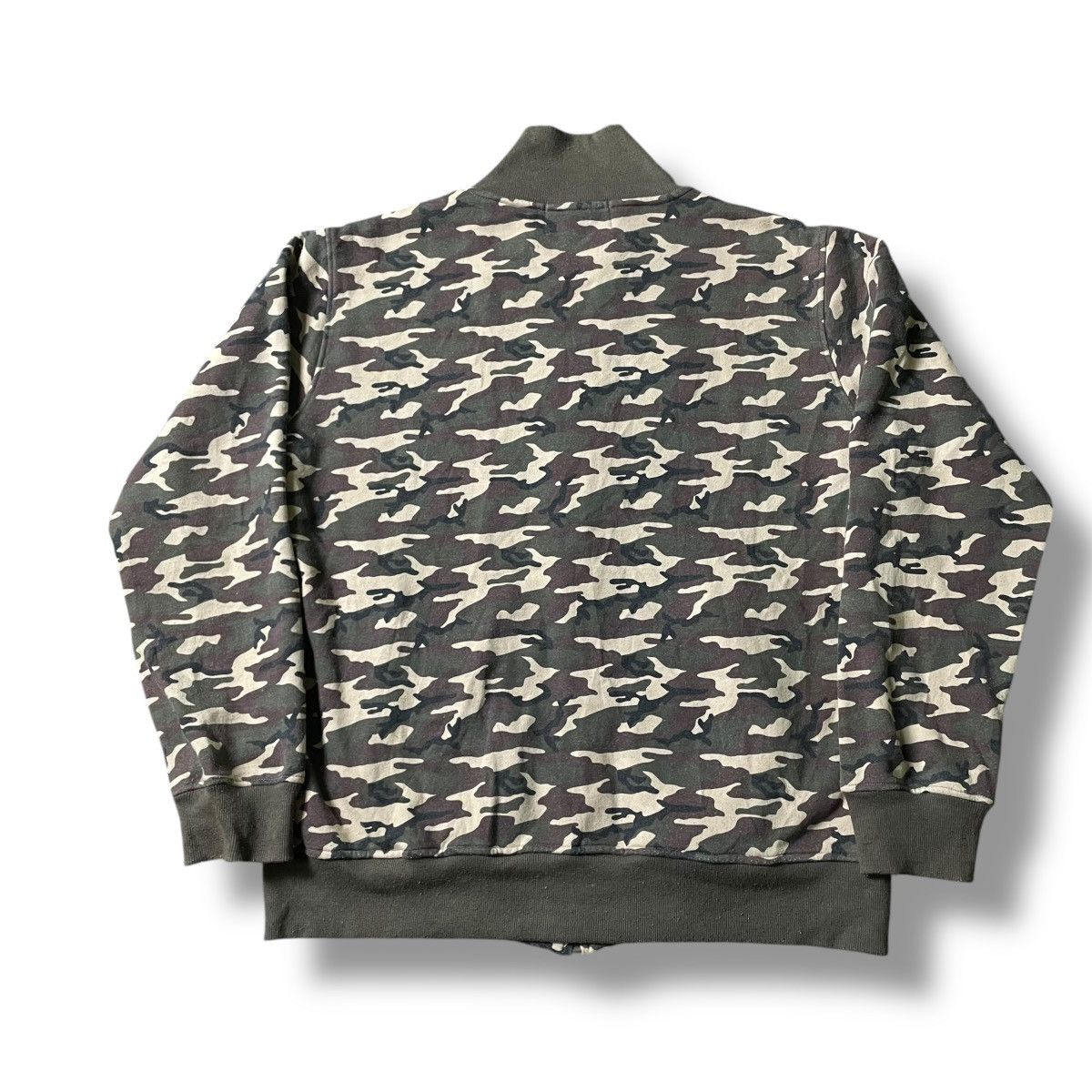 If Six Was Nine 🇯🇵 CENTER CLEASE SKULL WORDING CAMOUFLAGE FULL ZIP JACKET Size US L / EU 52-54 / 3 - 2 Thumbnail