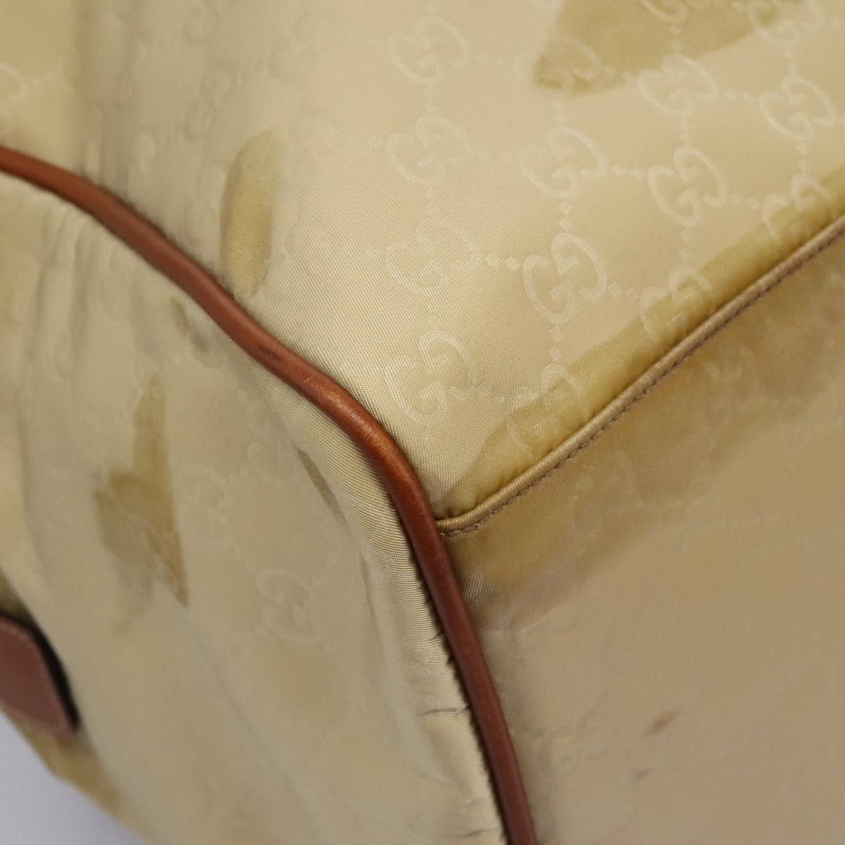 Gucci GUCCI GG Canvas Boston Bag Nylon Beige Size ONE SIZE - 10 Thumbnail