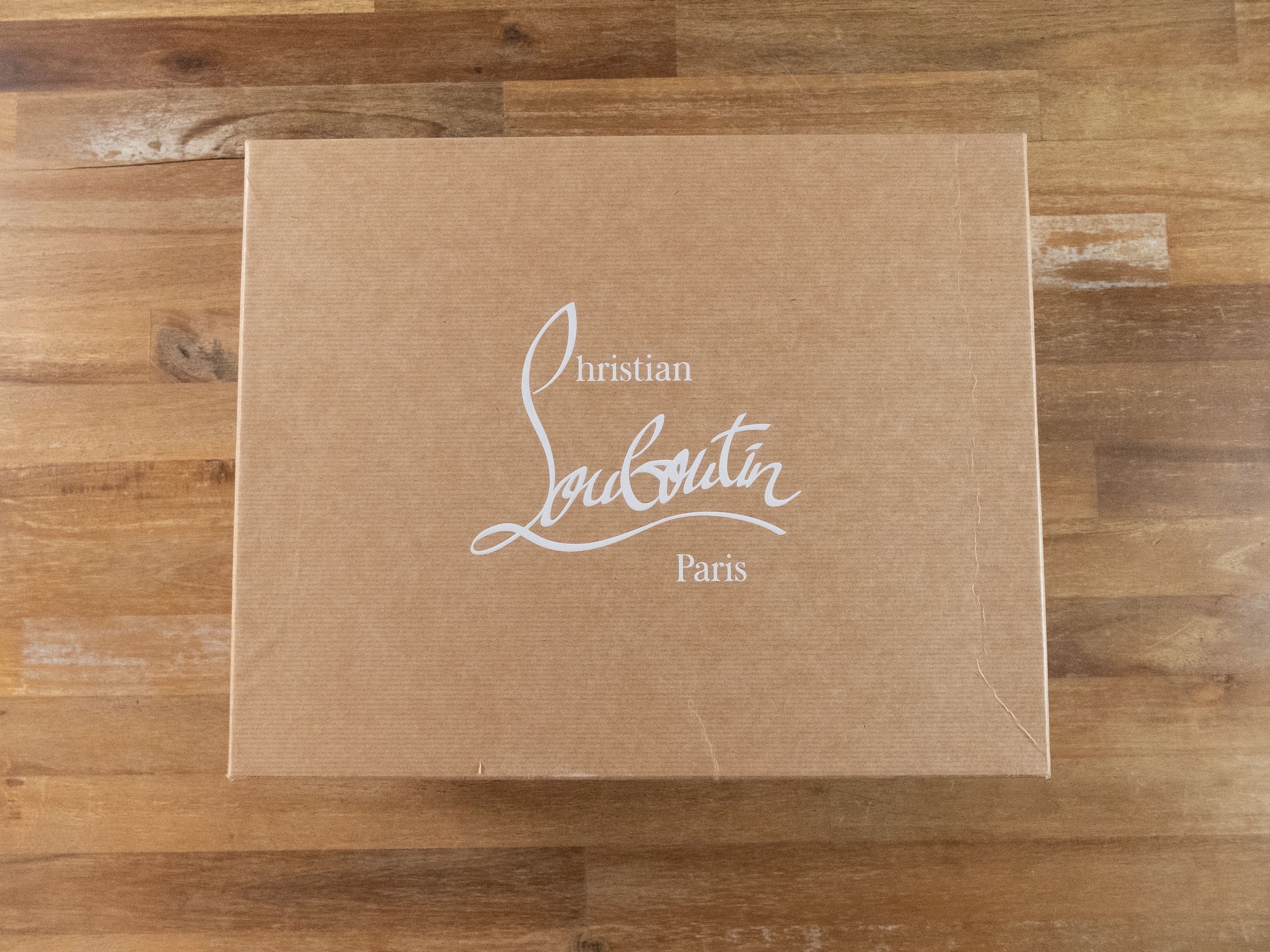 Christian Louboutin CHRISTIAN LOUBOUTIN Adolon black leather glitter sneakers Size US 11 / EU 44 - 11 Thumbnail