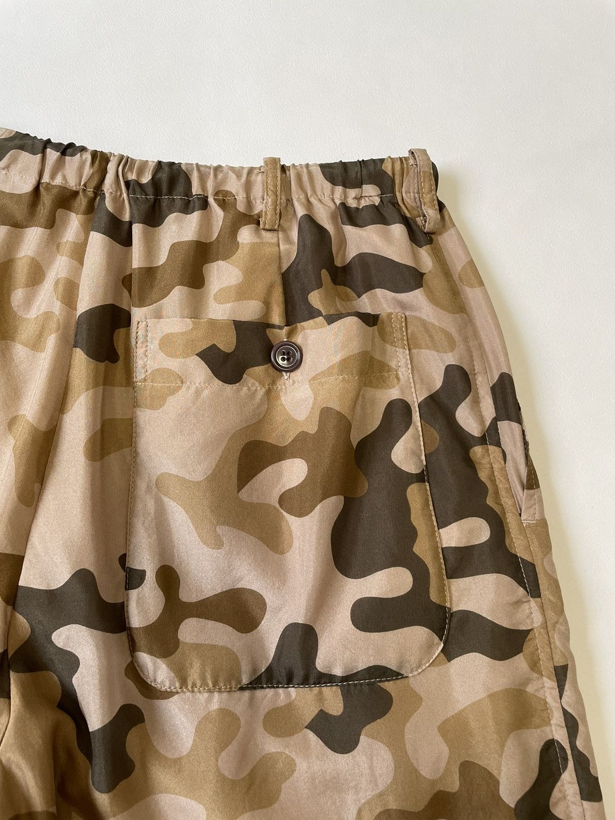 Dries Van Noten Desert Camo Boxy Utility Shorts Size US 32 / EU 48 - 13 Thumbnail