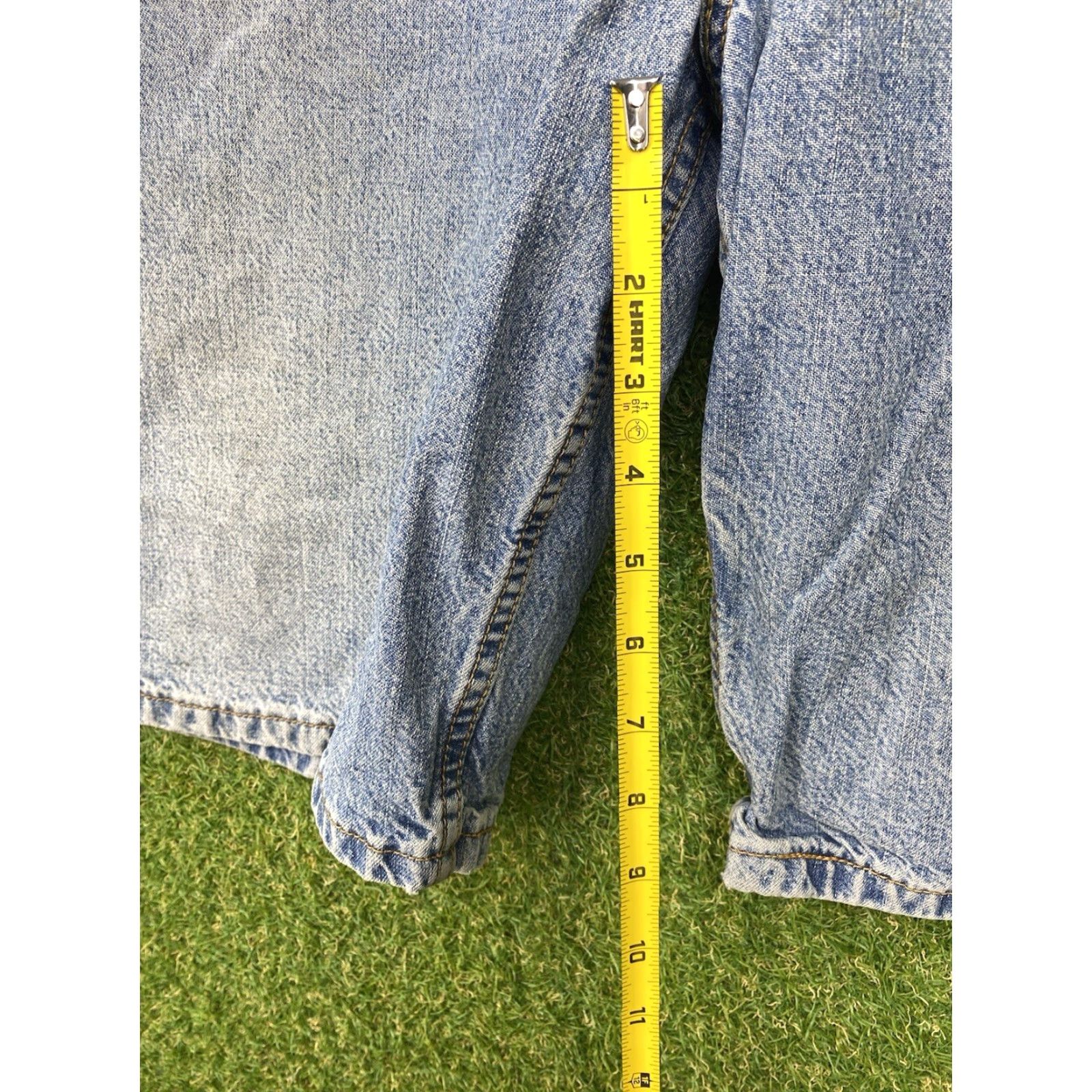 Levi's VINTAGE Levi's 569 Jean Shorts Mens 38 Workwear Denim Relaxed Fit Wide Leg Bermuda Casual 90s Grunge Skate Cyberpunk 2000s Size US 38 / EU 54 - 6 Thumbnail