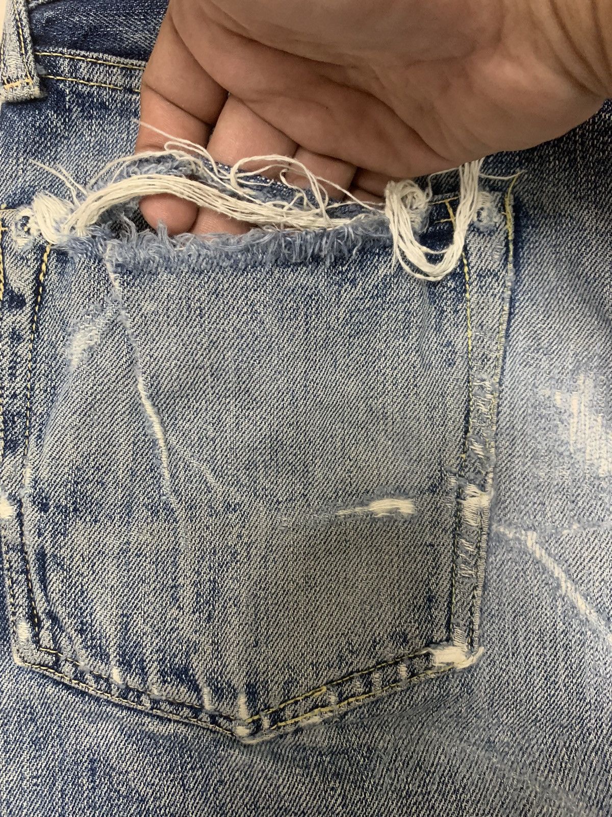 Kapital Kapital distressed selveged denim Size US 28 / EU 44 - 18 Thumbnail