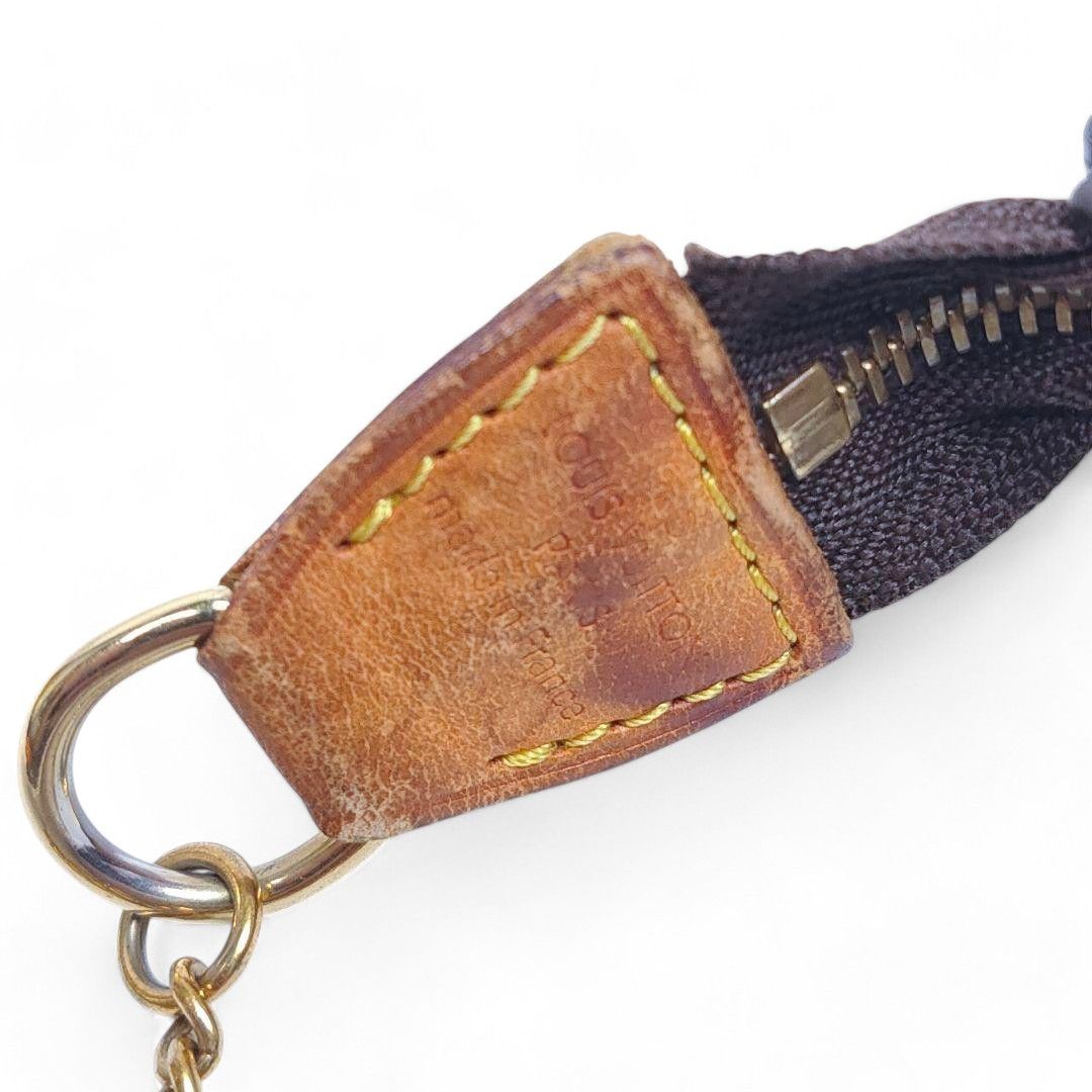 Louis Vuitton Louis Vuitton - Mini Pochette Chain Monogram LV Brown Size ONE SIZE - 7 Thumbnail